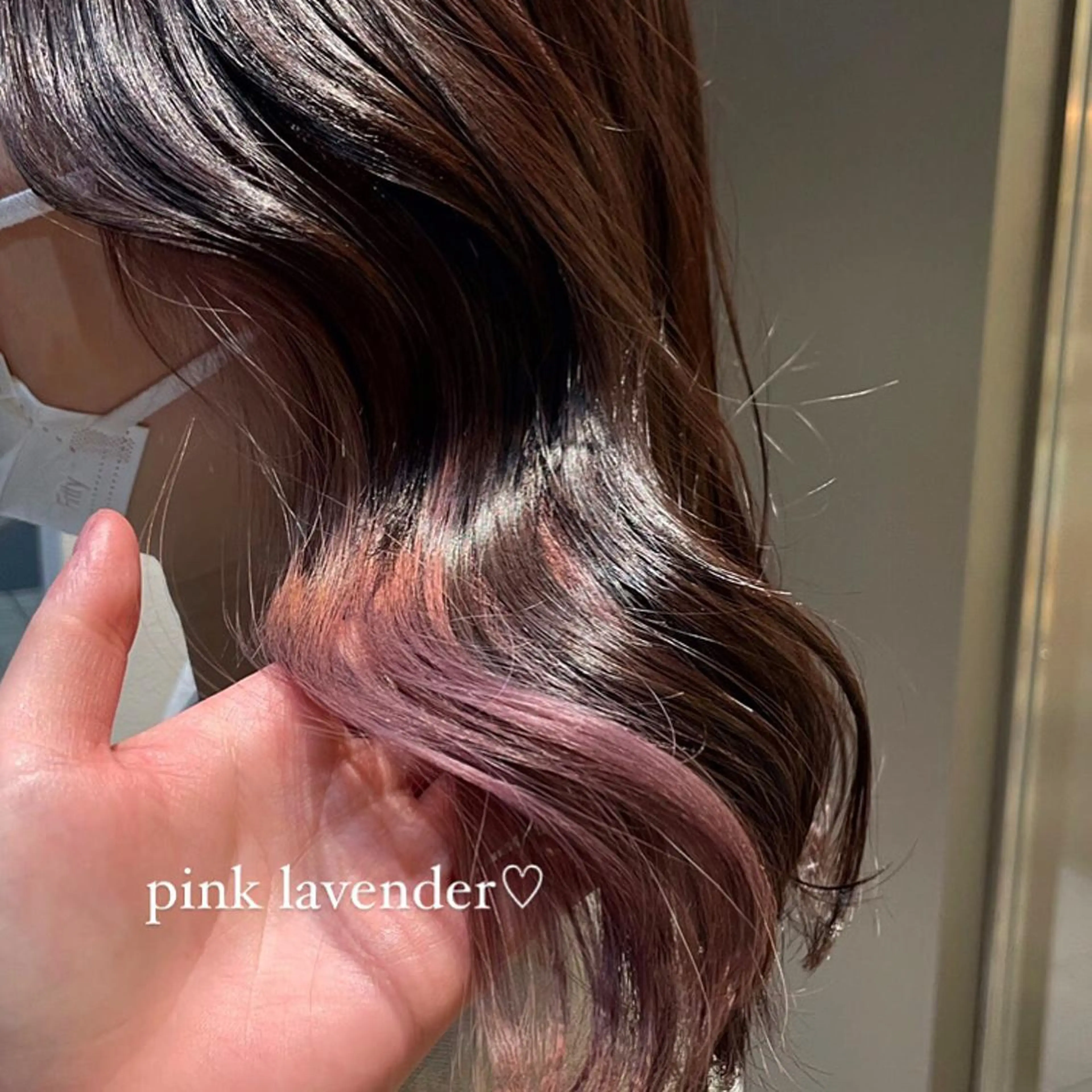 ミディアム カラー 山下 とよかのヘアスタイル