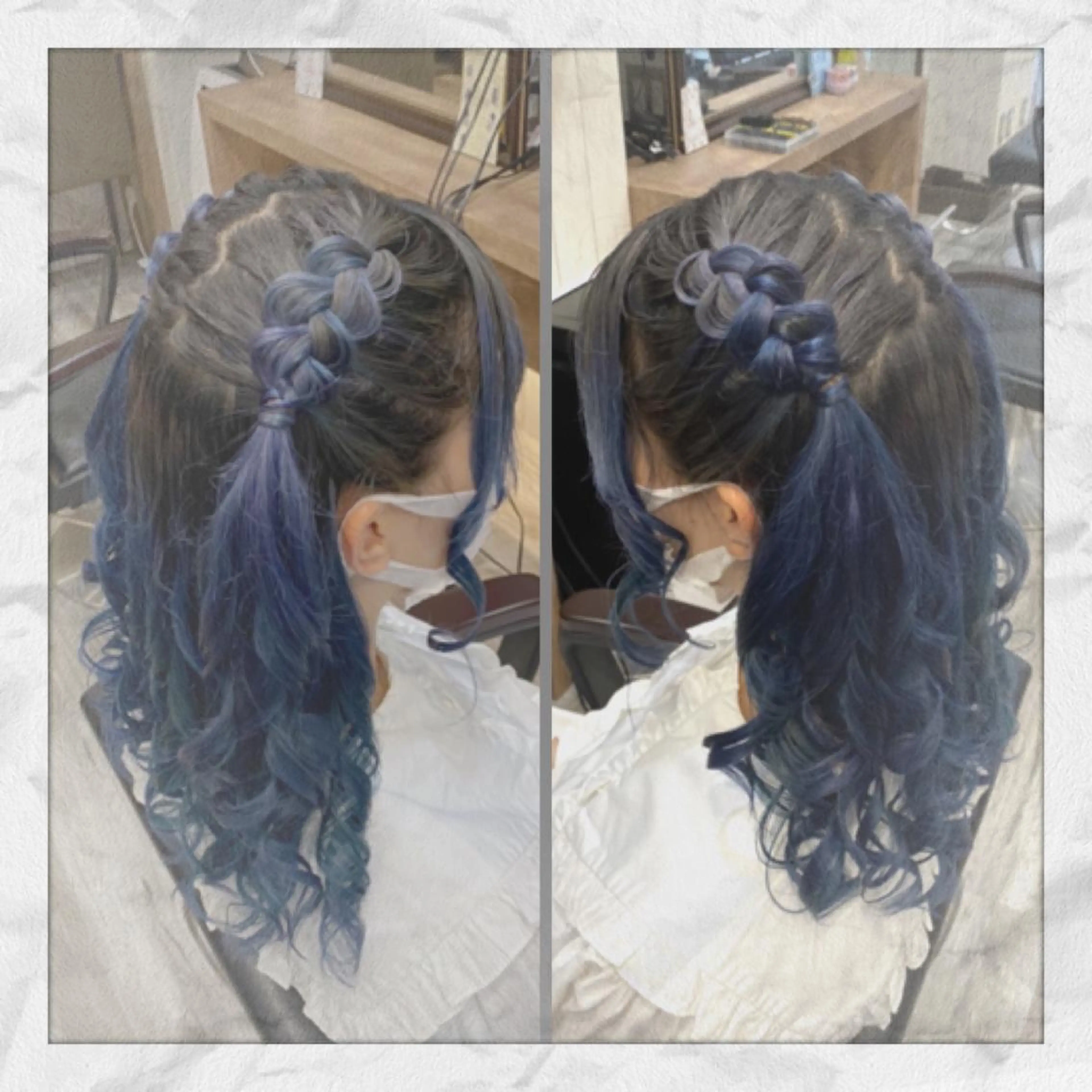セミロング ヘアアレンジ ヘアセット ヘアセット/着付け 𓇼 まつもと𓇼のその他イメージ
