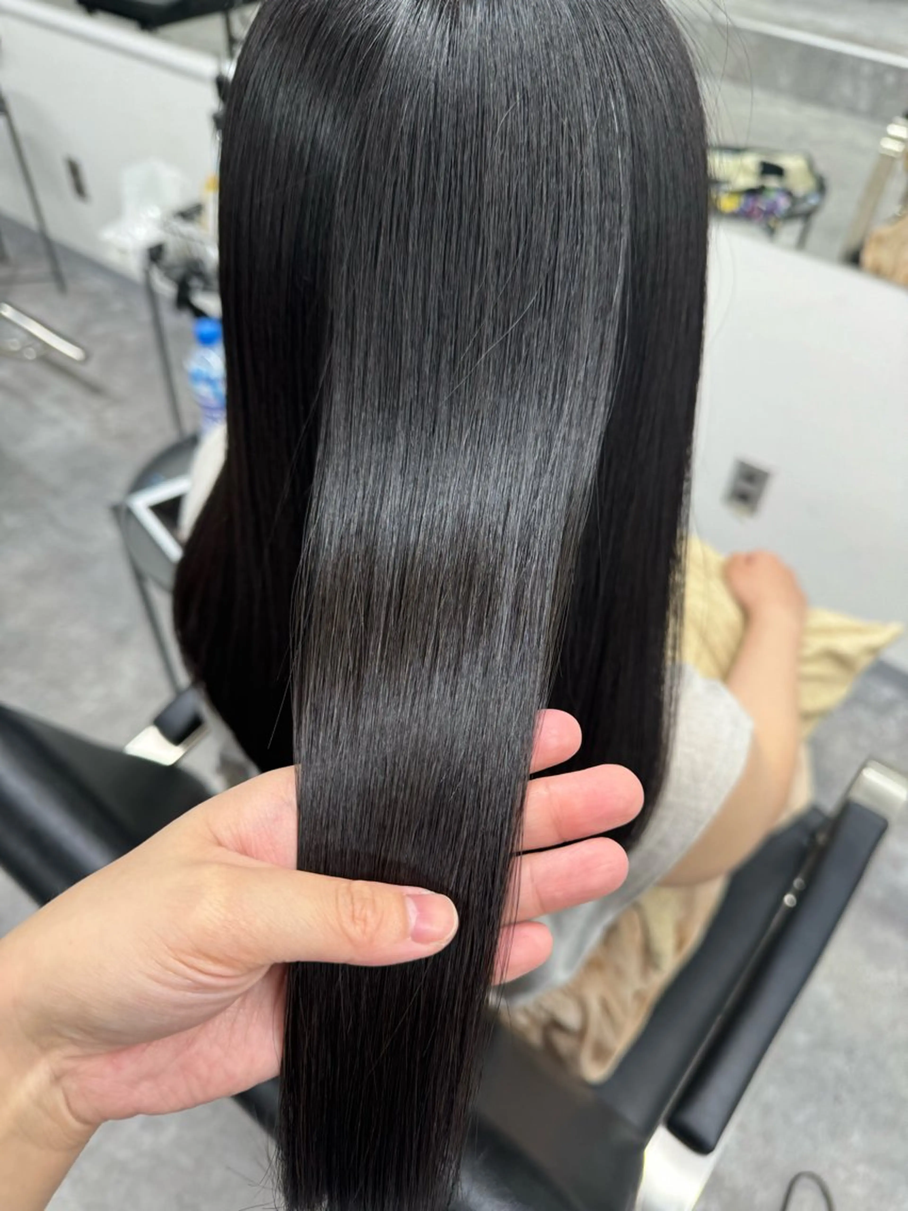 ロング 髪質改善 トリートメント 酸熱トリートメント 髪質改善メニュー 長井 美佐子のヘアスタイル