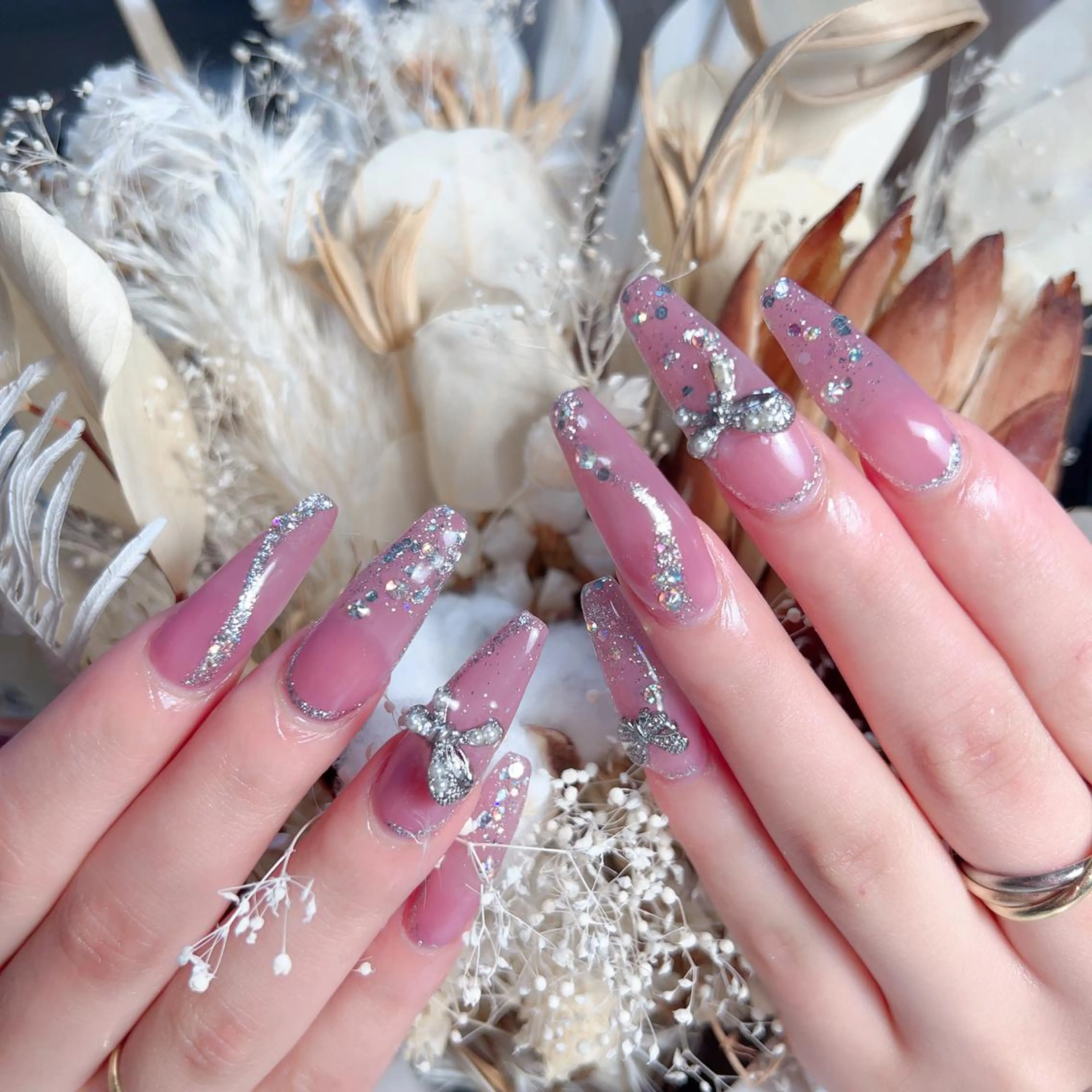 ネイル M🌷nail 長さだし専門店のネイルデザイン