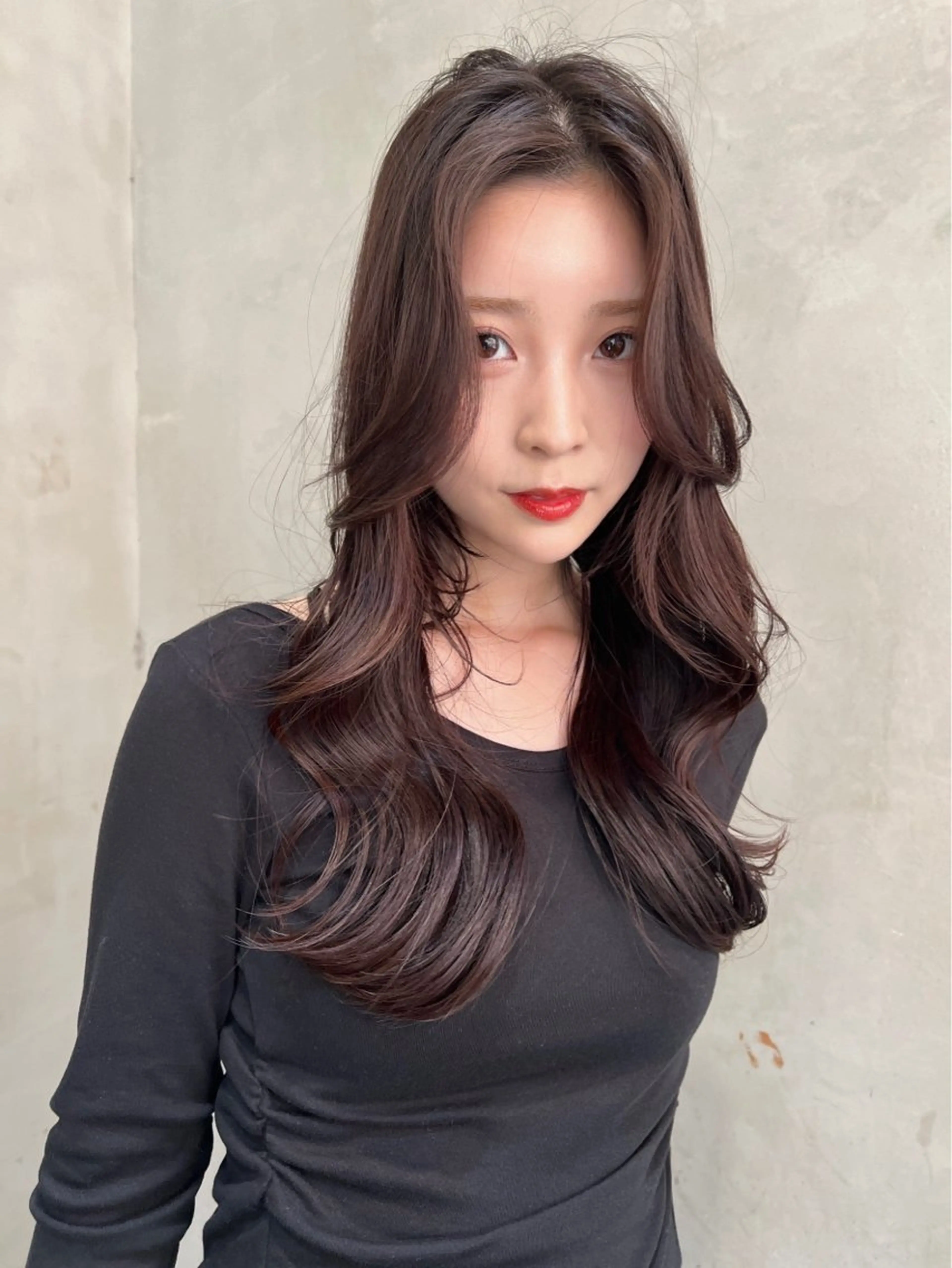 ロング カラー 🦋韓国/暖色カラー RENA🦋のヘアスタイル