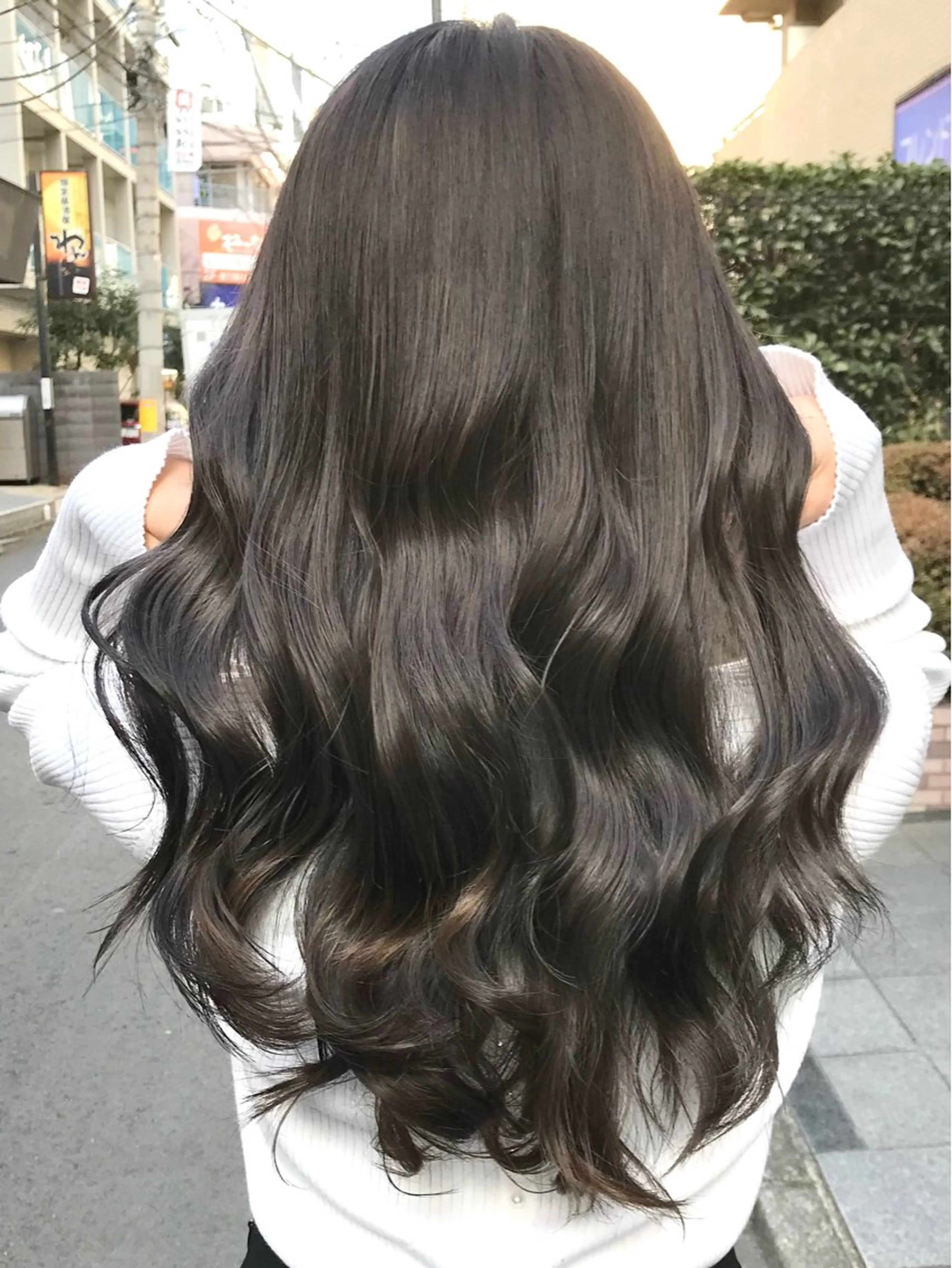 セミロング カラー 透明感カラー グレージュ 💎透明感カラー特化 💎TAISEIのヘアスタイル