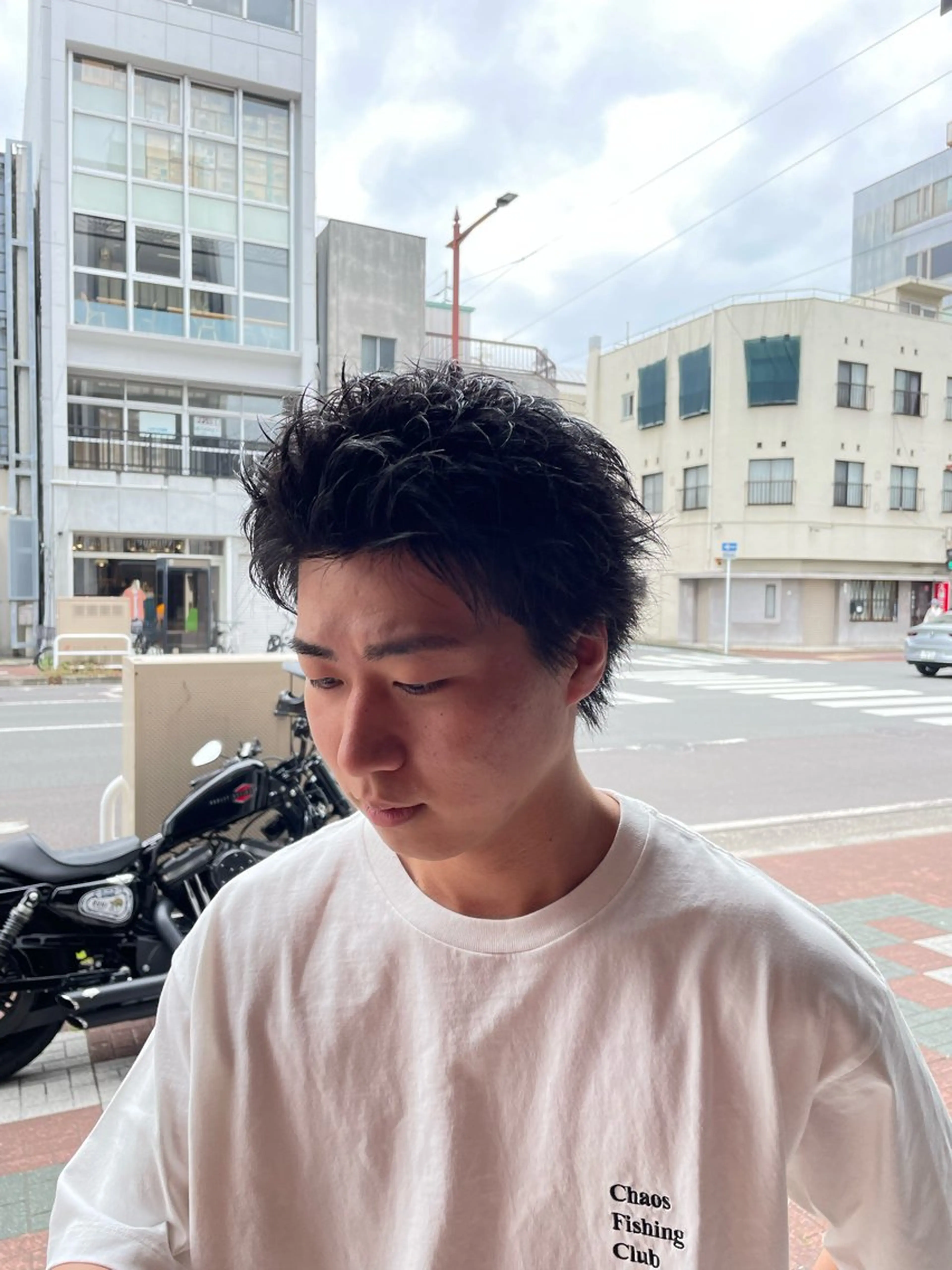 ショート ショートヘア カット 小野 康生のヘアスタイル