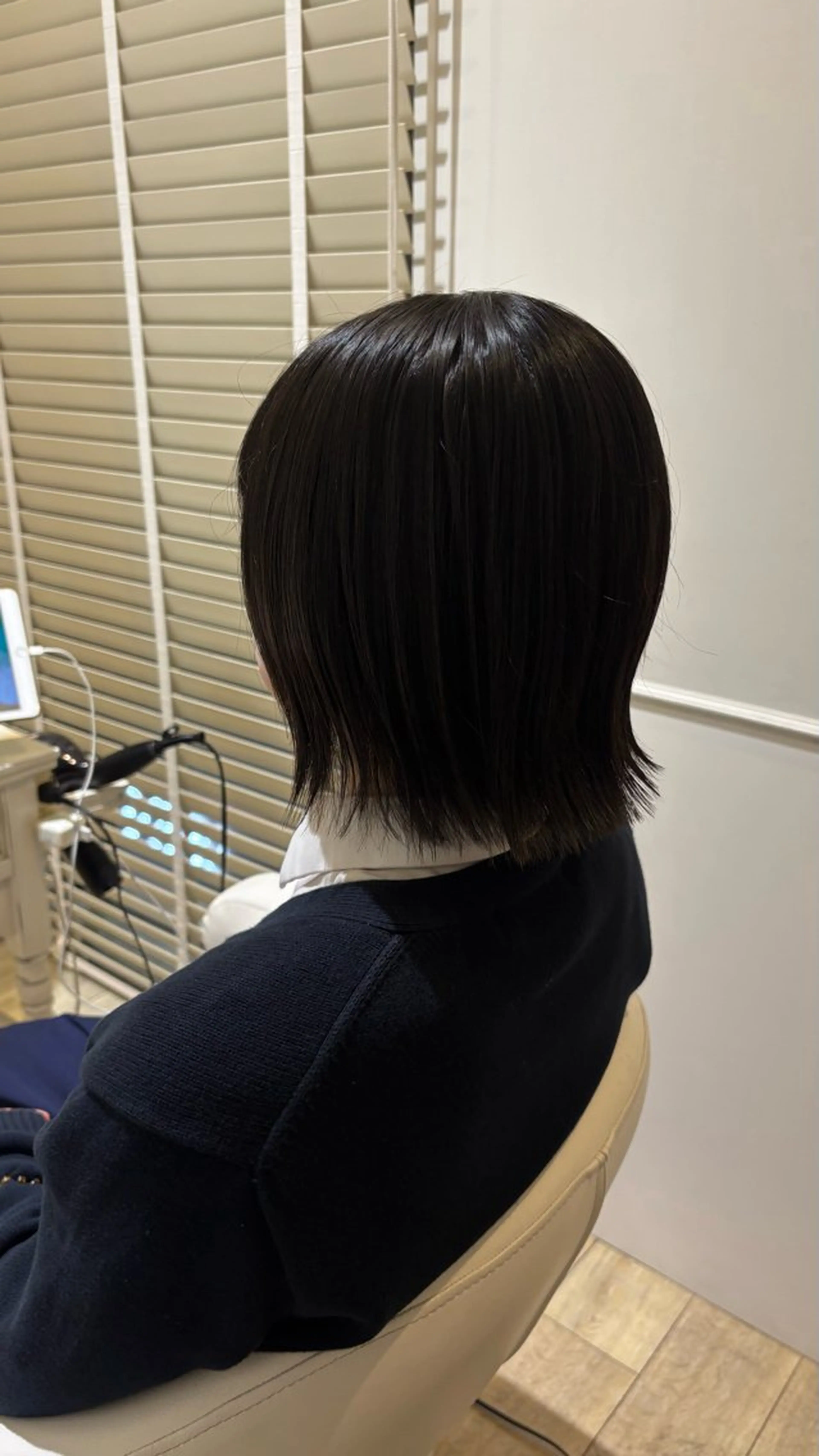 ミディアム カラー カット トリートメント 似合わせ 顔周りYUUGAのヘアスタイル