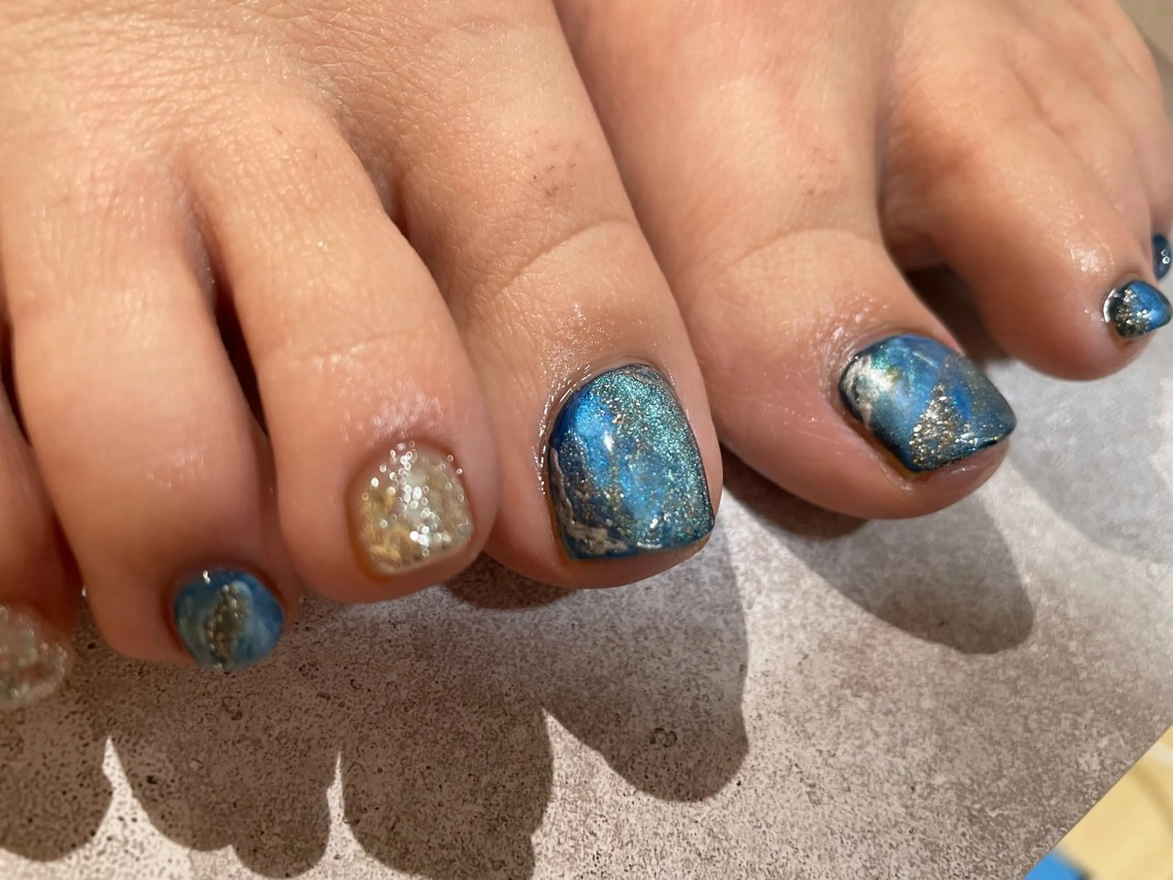 ネイル アートネイル フットネイル ulu🌼 nanaのネイルデザイン