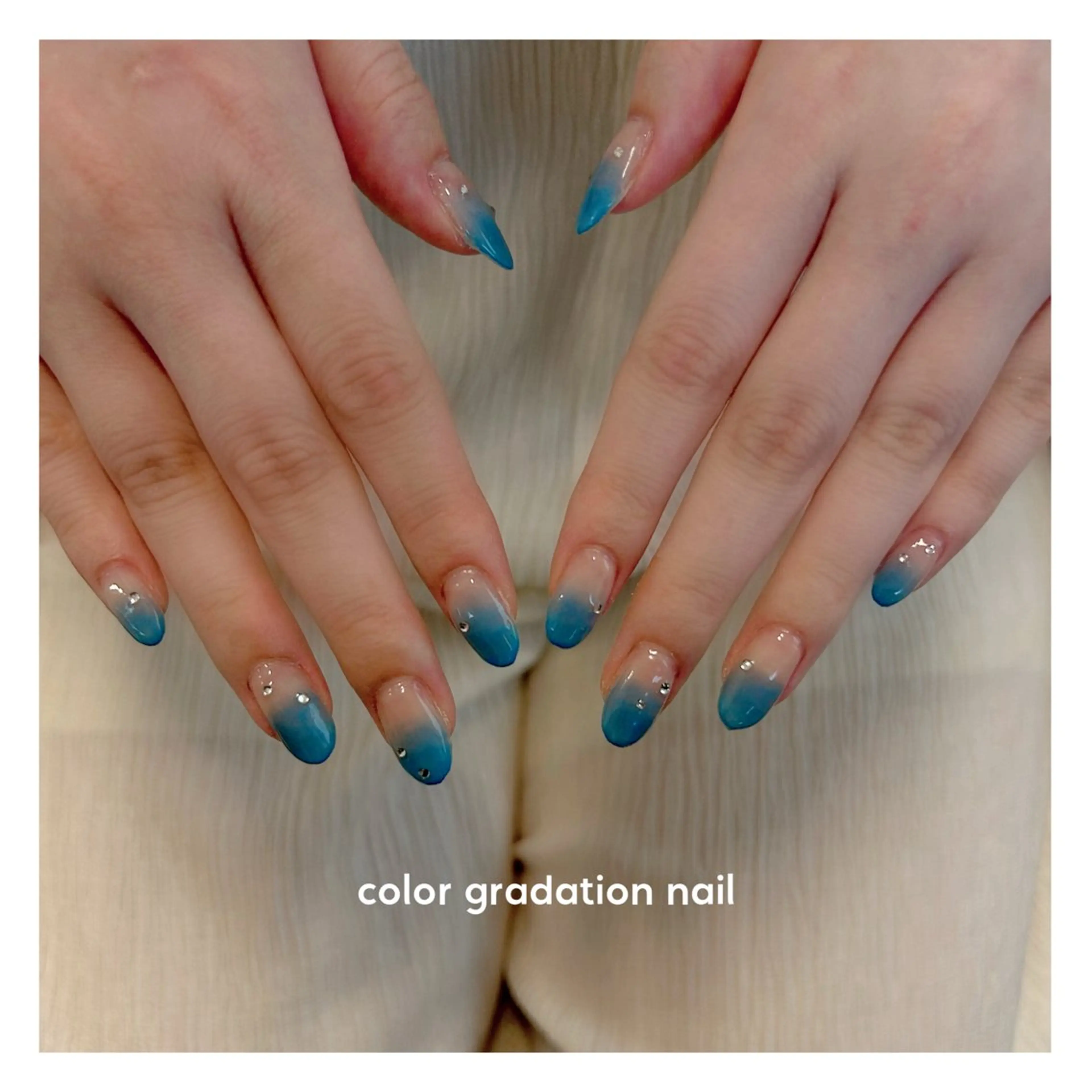 【カラーグラデーションネイル(オフなし)💅】モデル様募集✩.*˚の写真