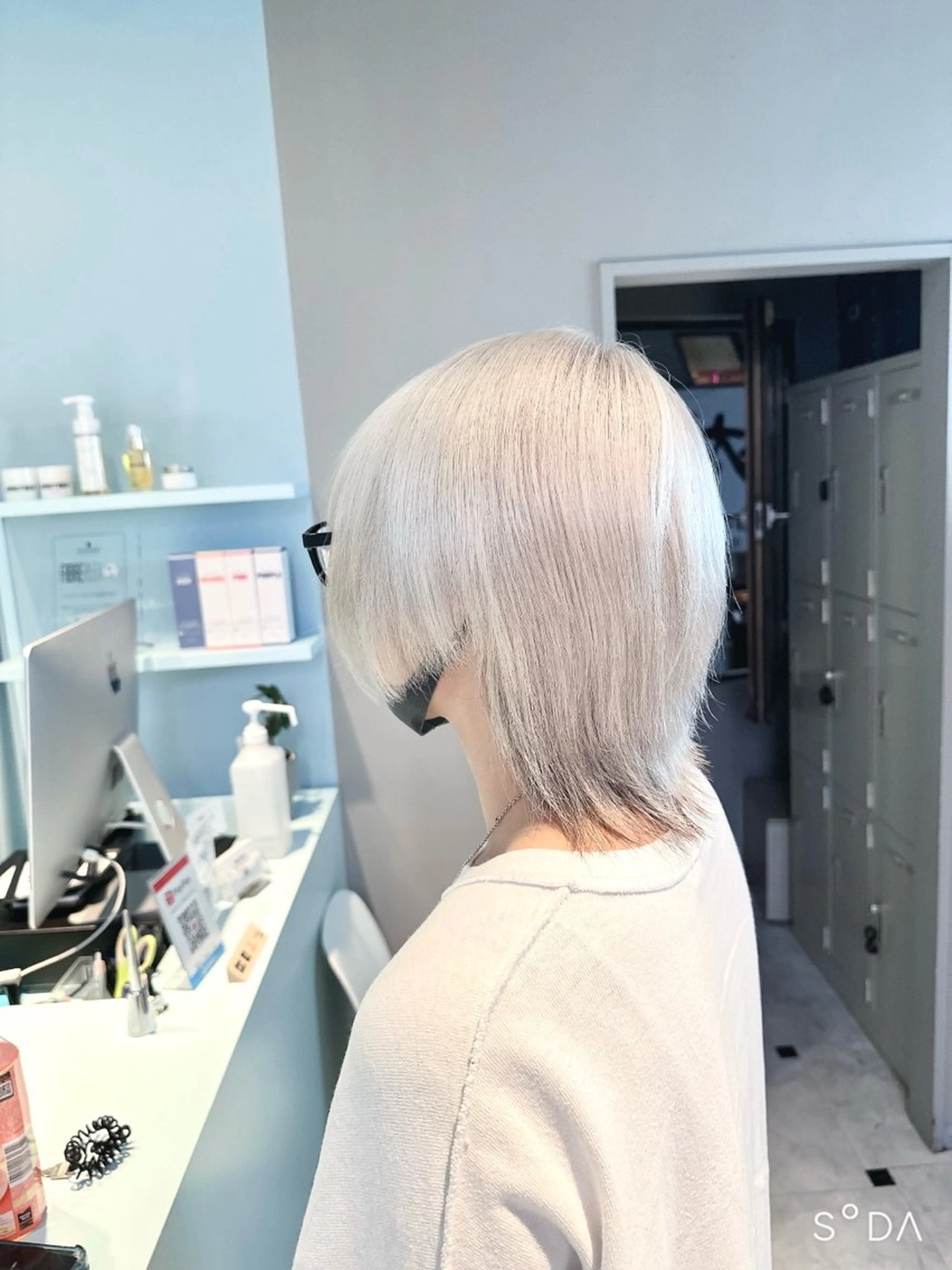 ショート カラー ヘアカラー ヘッドスパ ヘアセット 🪄池袋ハイトーン 🪄ブリーチカラーのヘアスタイル