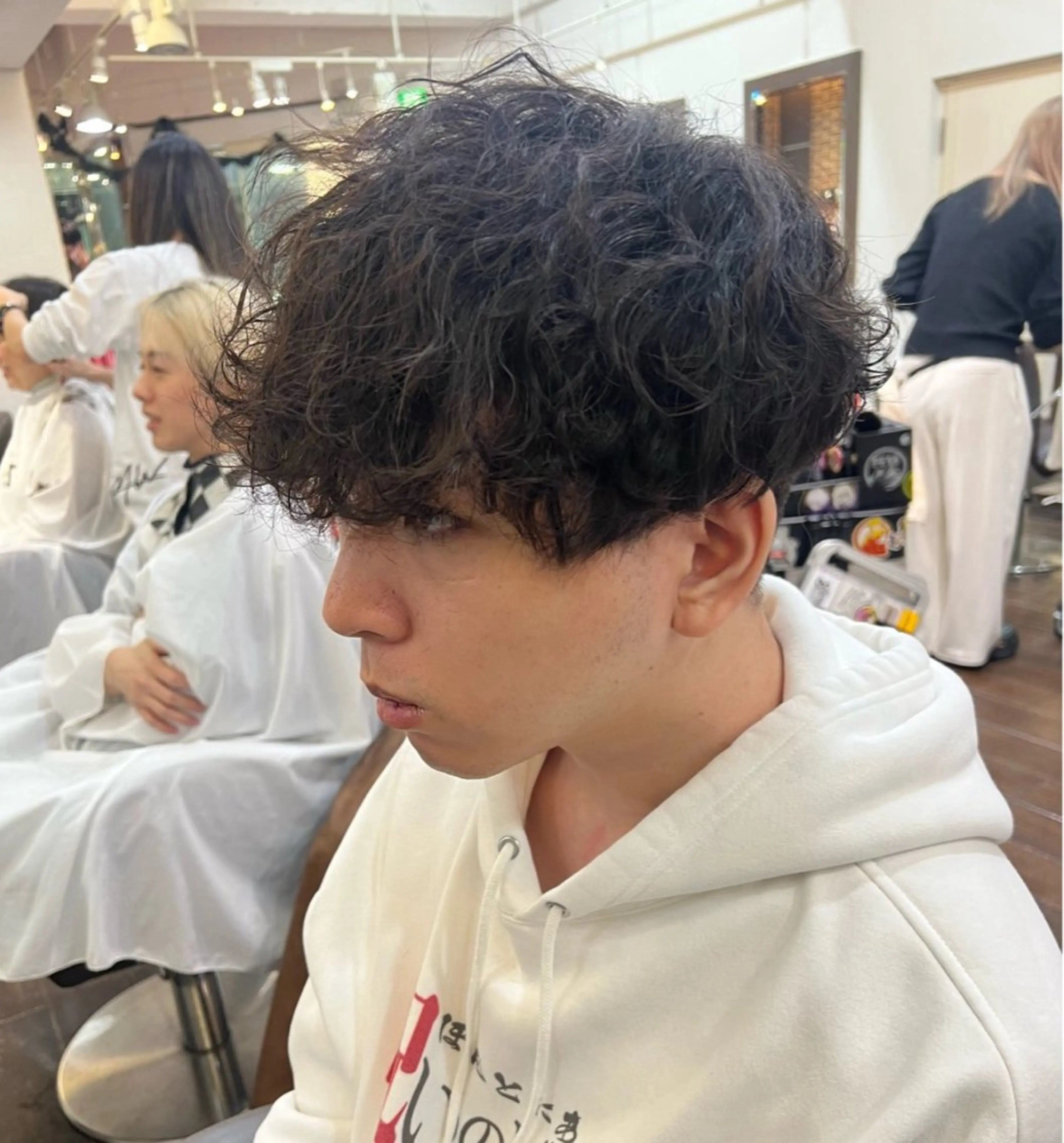 【カット✖️波巻きパーマ】の写真