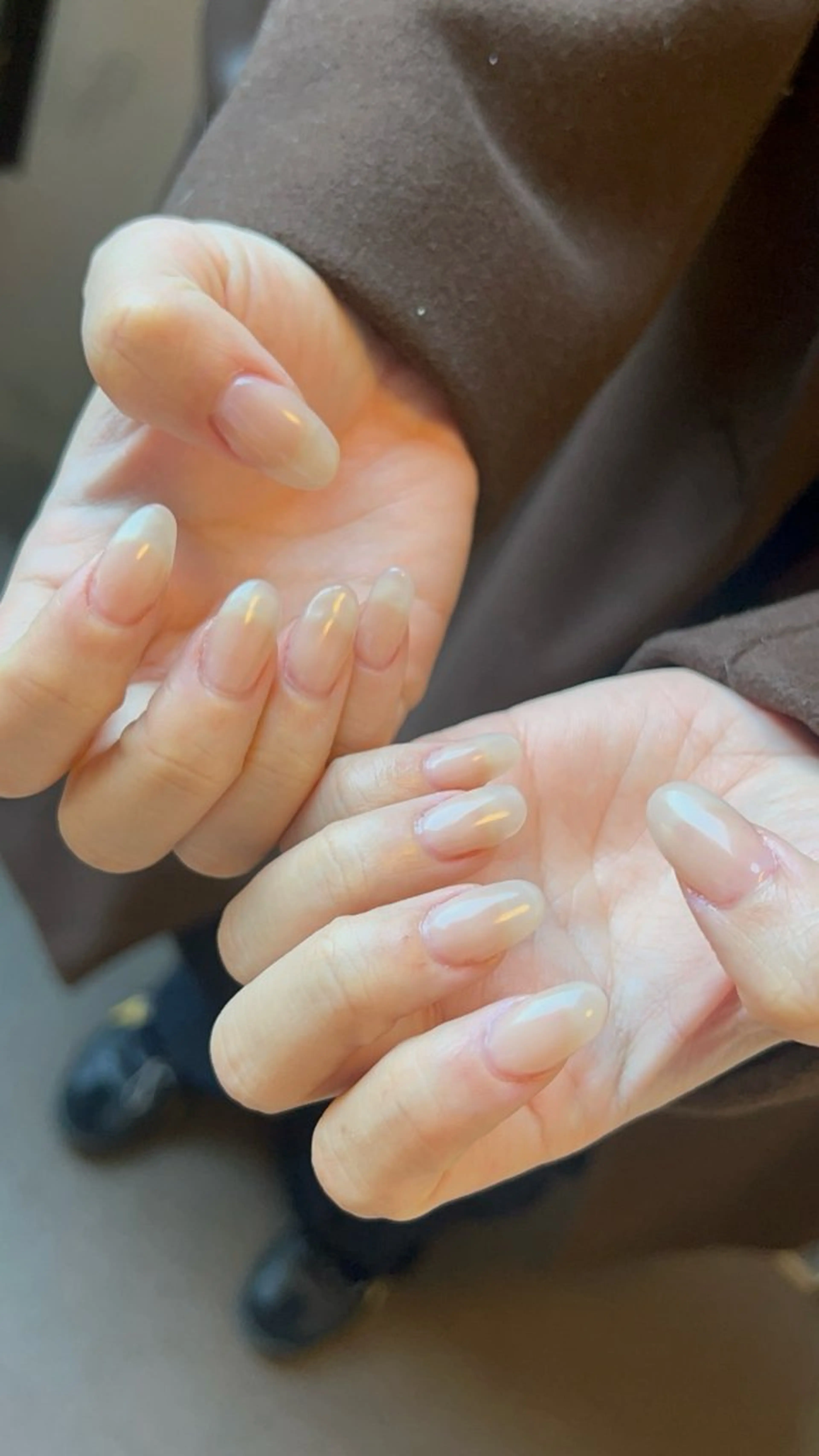 ネイル オーロラネイル フットネイル フレンチネイル ジェルネイル ハート ハンドネイル mogunail &blowのネイルデザイン