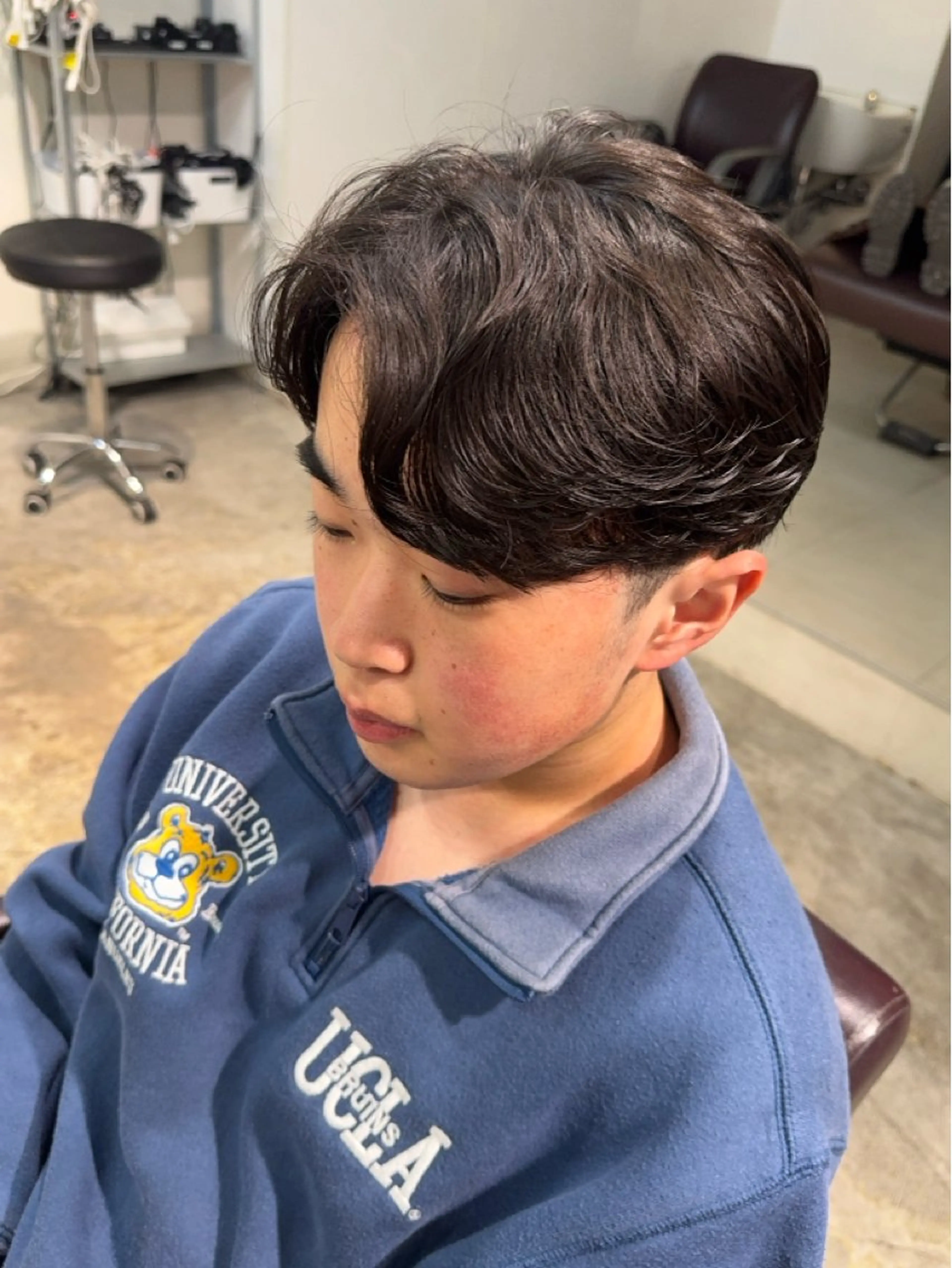 パーマ メンズ メンズパーマ AMRITA所属・men'sモテ 髪🫧ｼｵﾝのヘアスタイル