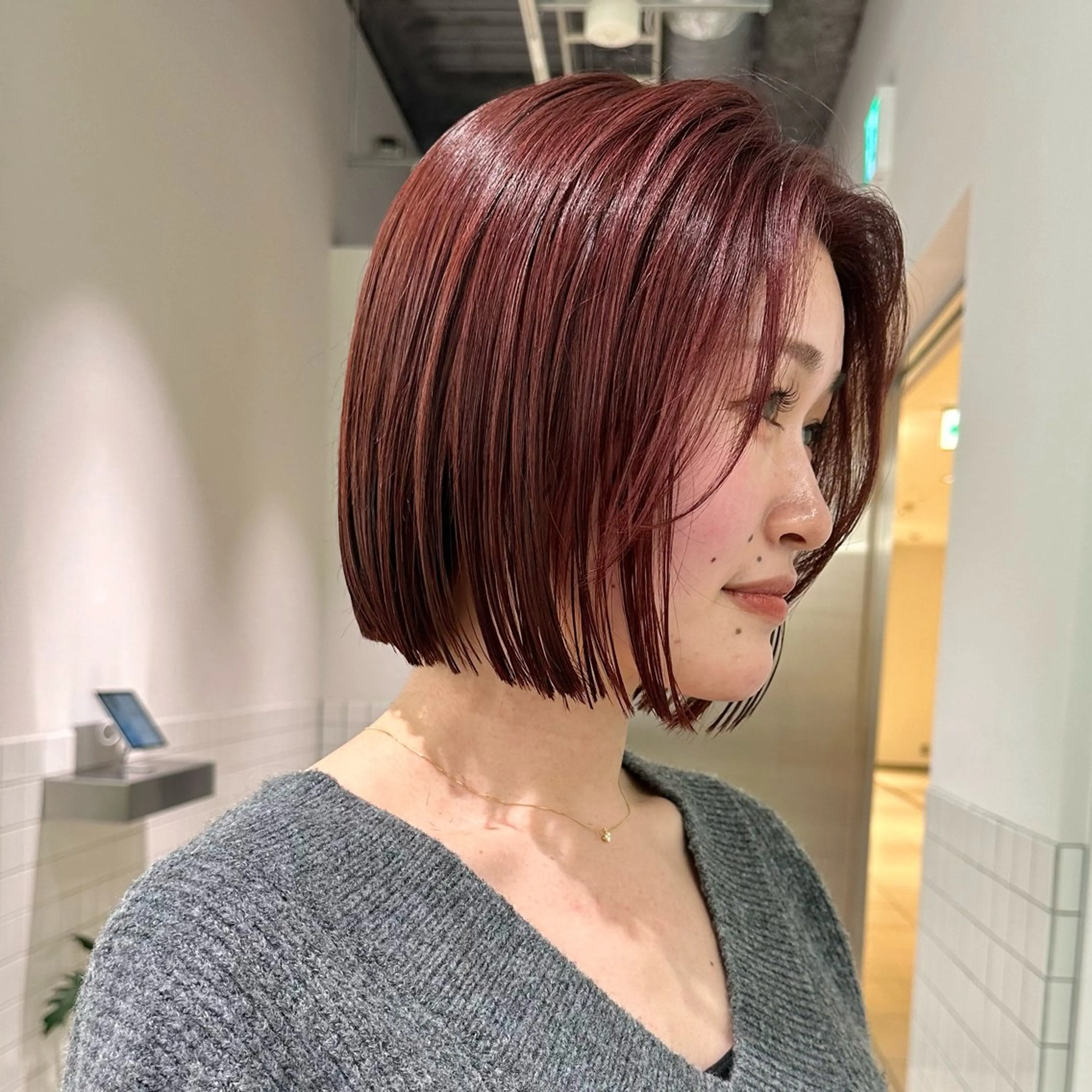 🎀カット+ダメージレスケアカラー＋クイックトリートメントの写真