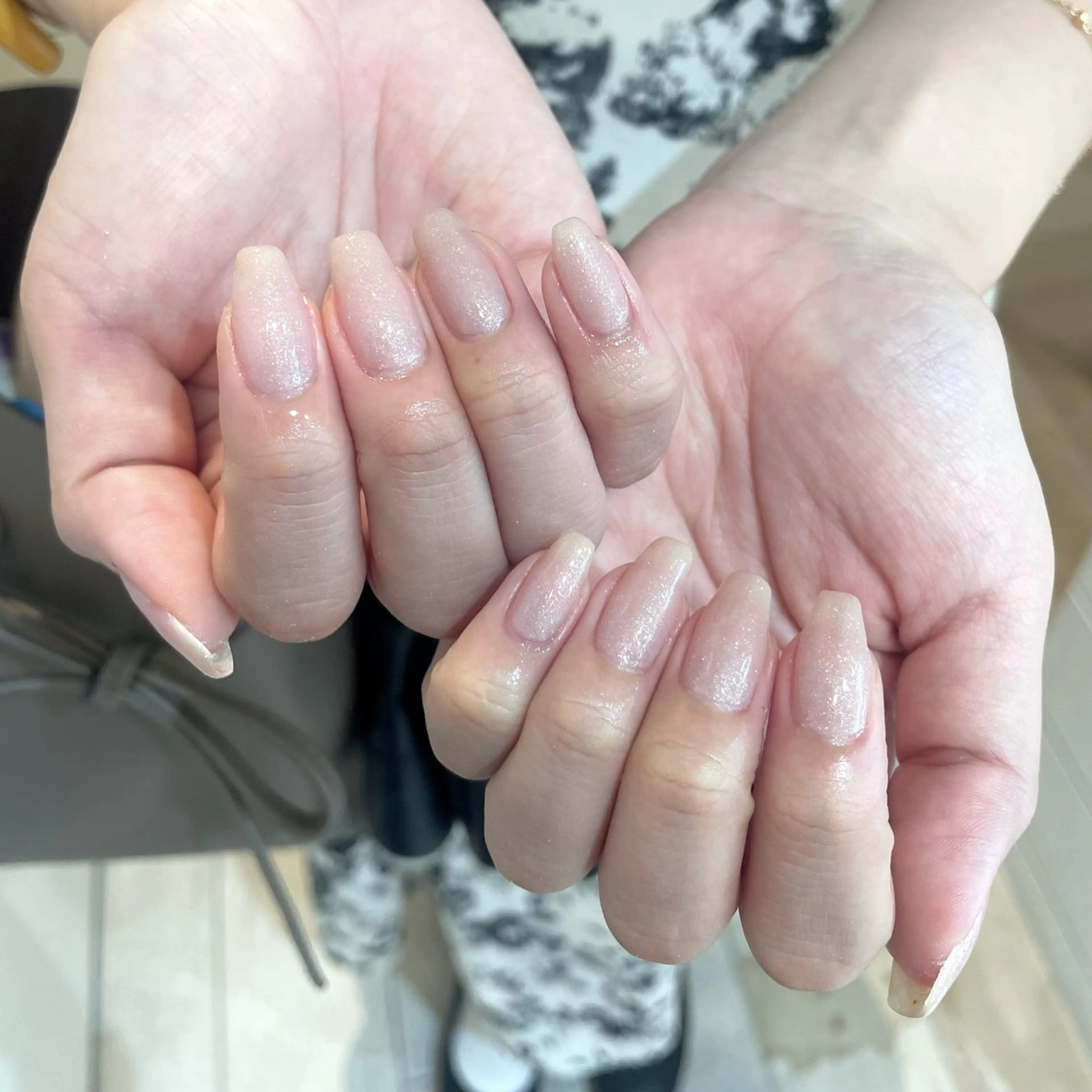 ネイル ラメ(グリッター) ハンドネイル Tsuki🌙/渋谷 /パラジェルのネイルデザイン