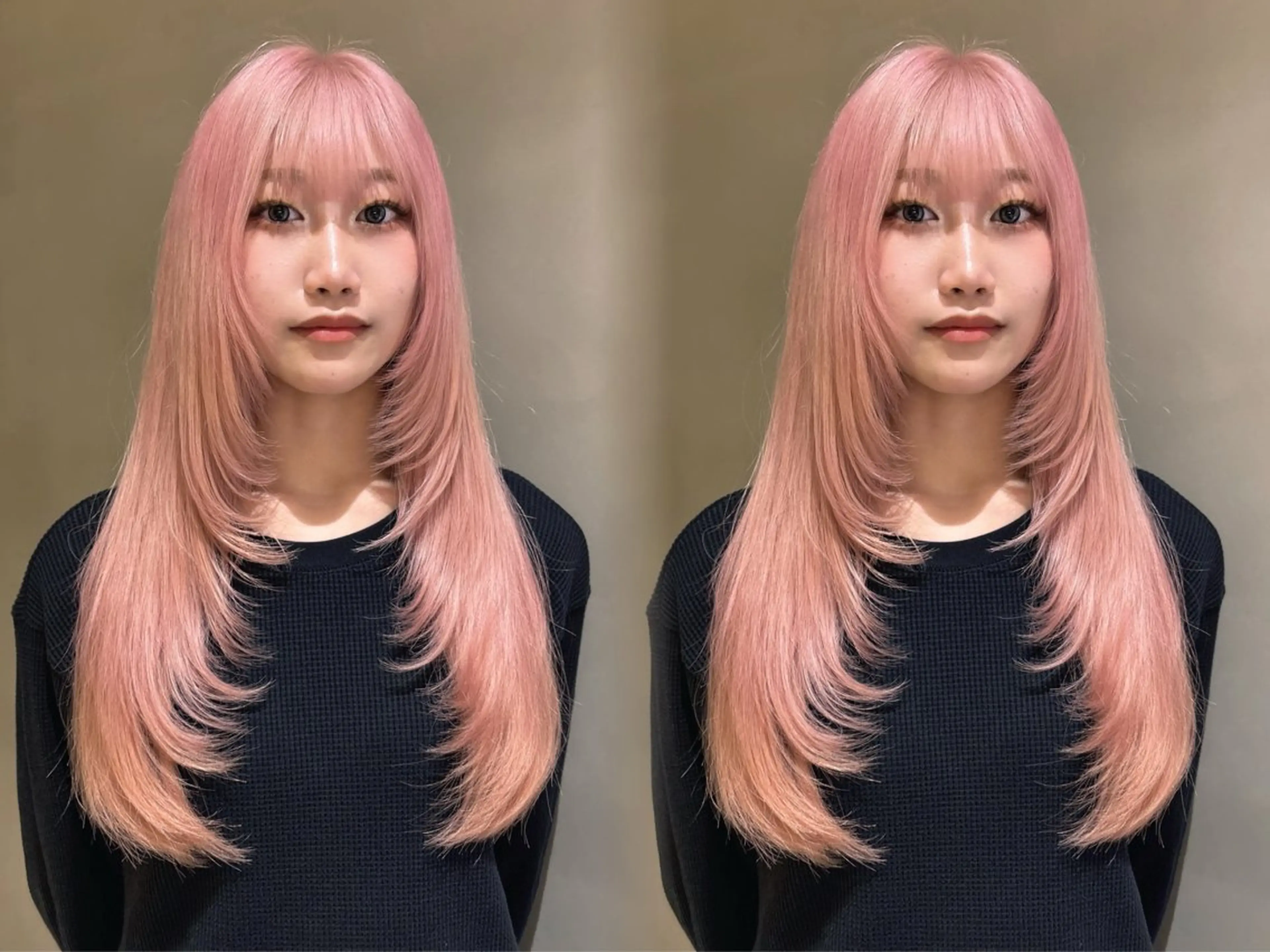 ロング ヘアカラー ブリーチ🌟リタッチ 🎠KANON🎡のヘアスタイル