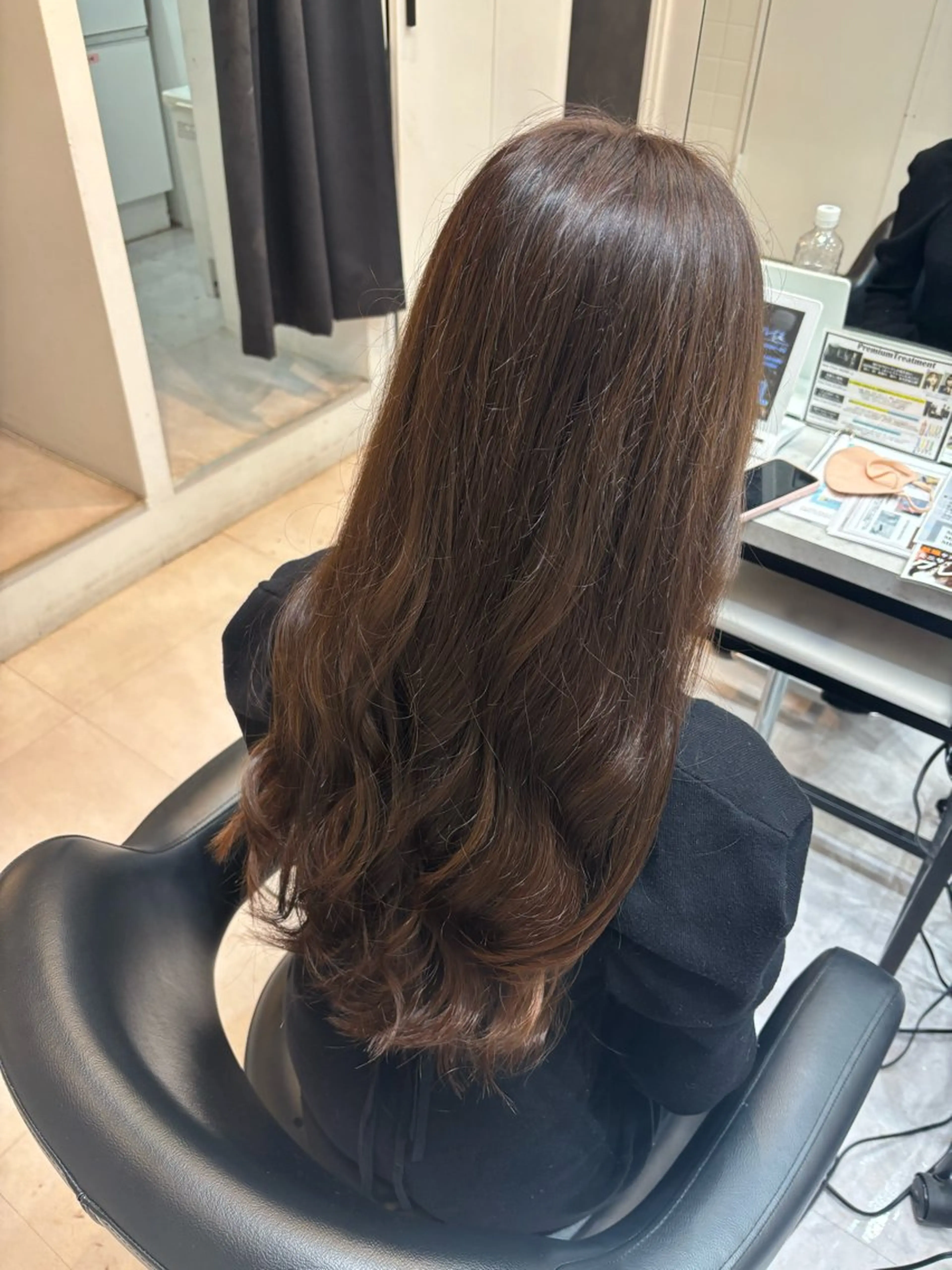 ロング カット ヘアカラー 🌙髪質改善カラー Momoka🦋のヘアスタイル