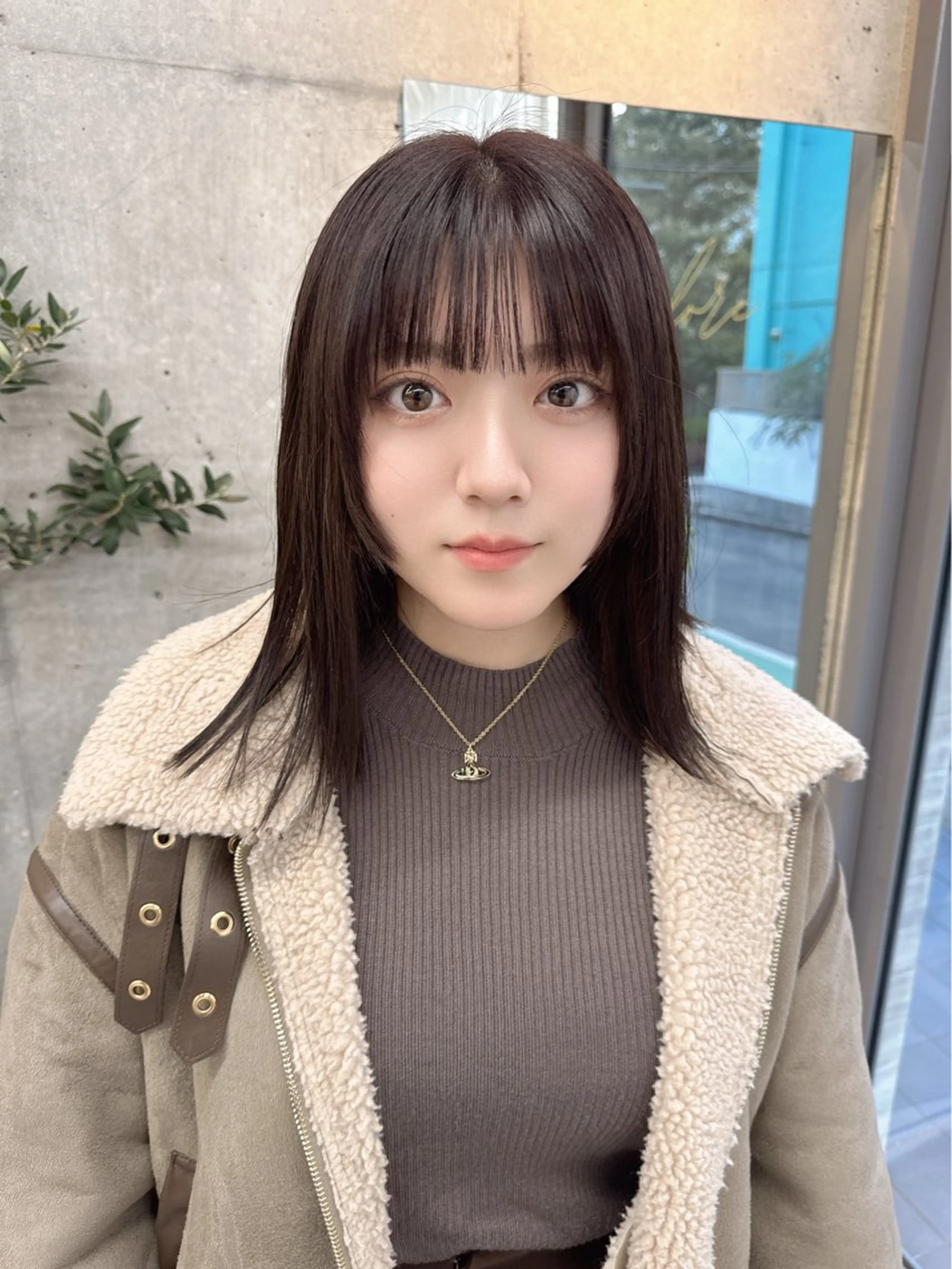 ミディアム うる艶ヘア♡韓国好き 透明感　shotaのヘアスタイル