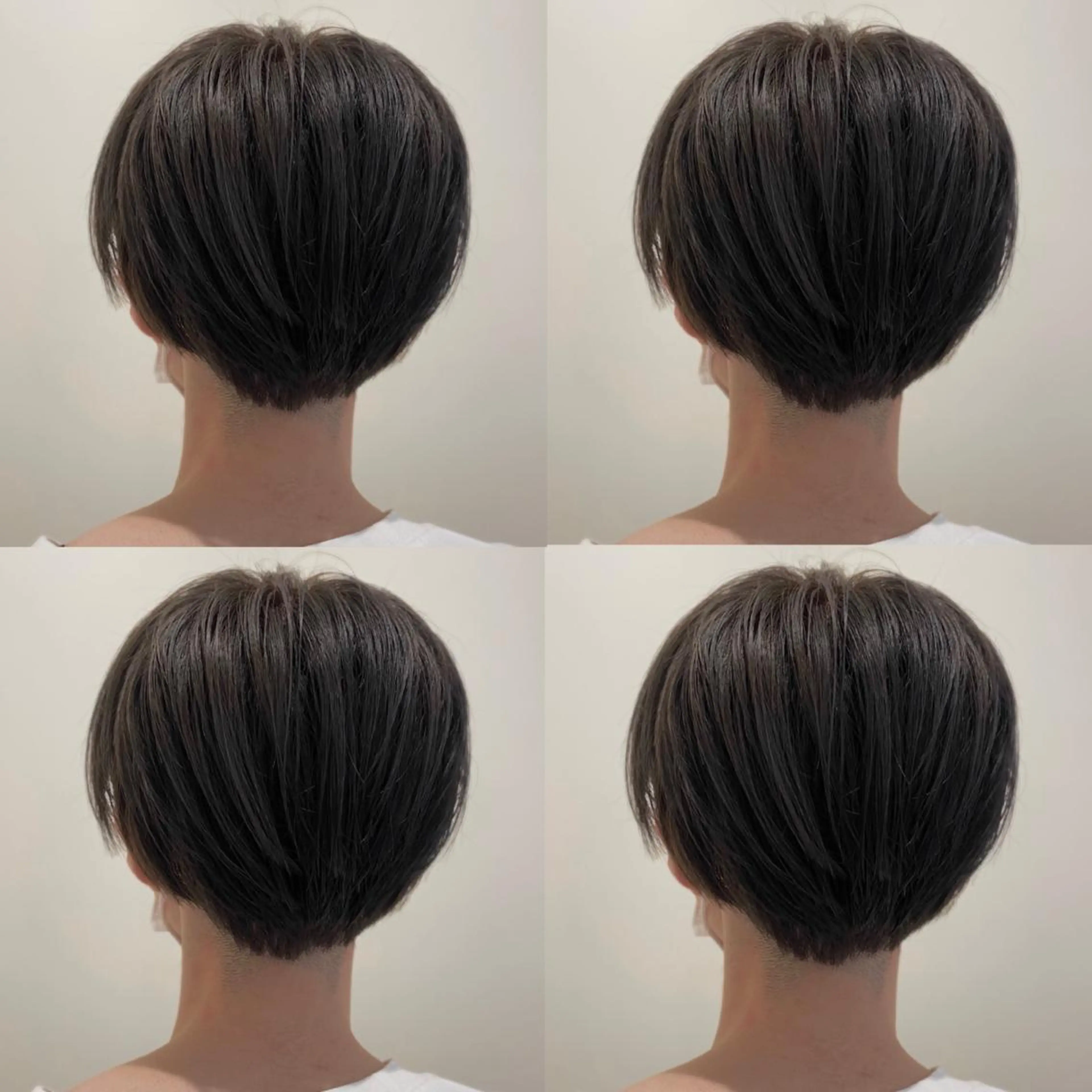 ショート カラー 金島 青のヘアスタイル