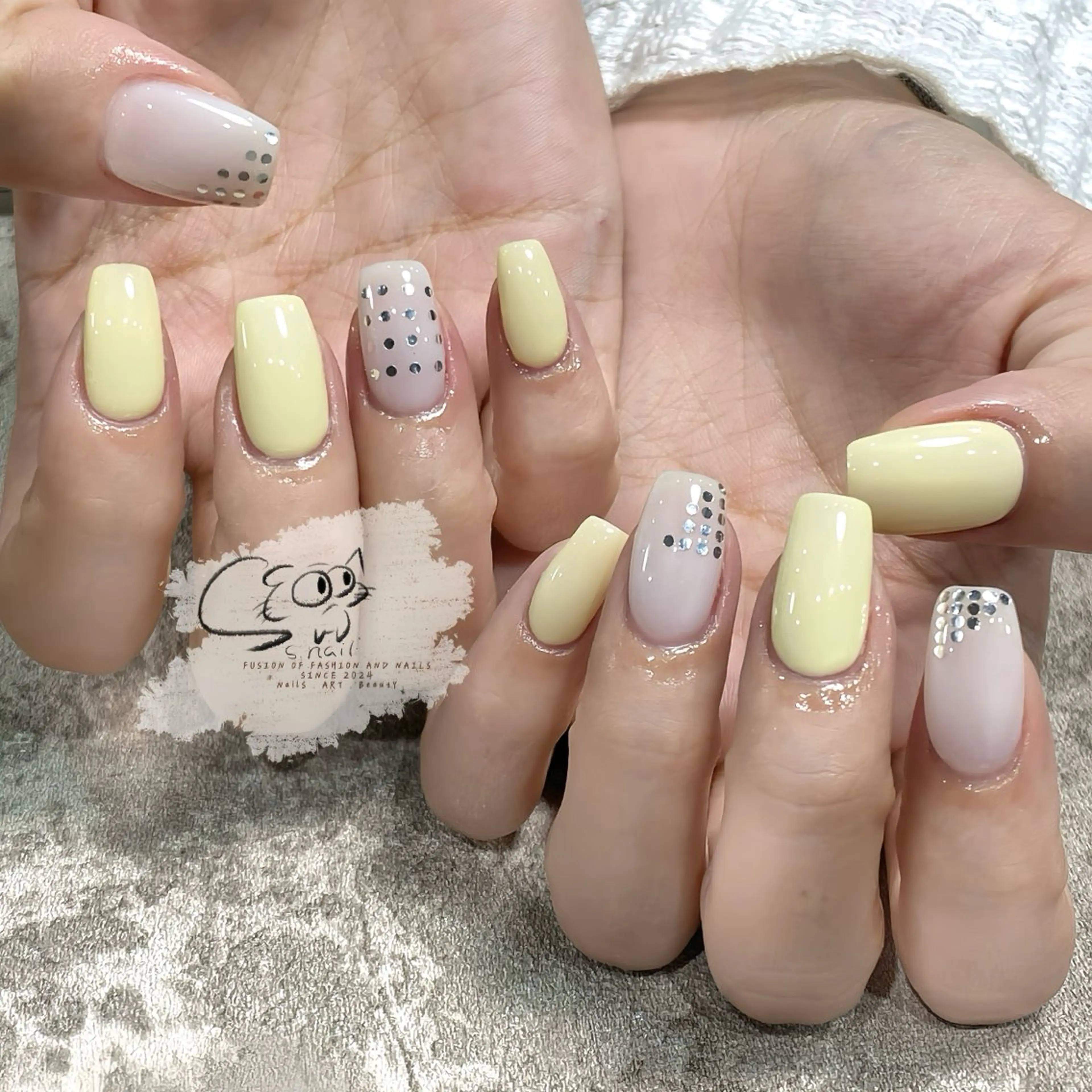 ネイル フレンチネイル ジェルネイル キラキラネイル ラメ(グリッター) マグネットネイル S.nail _のネイルデザイン
