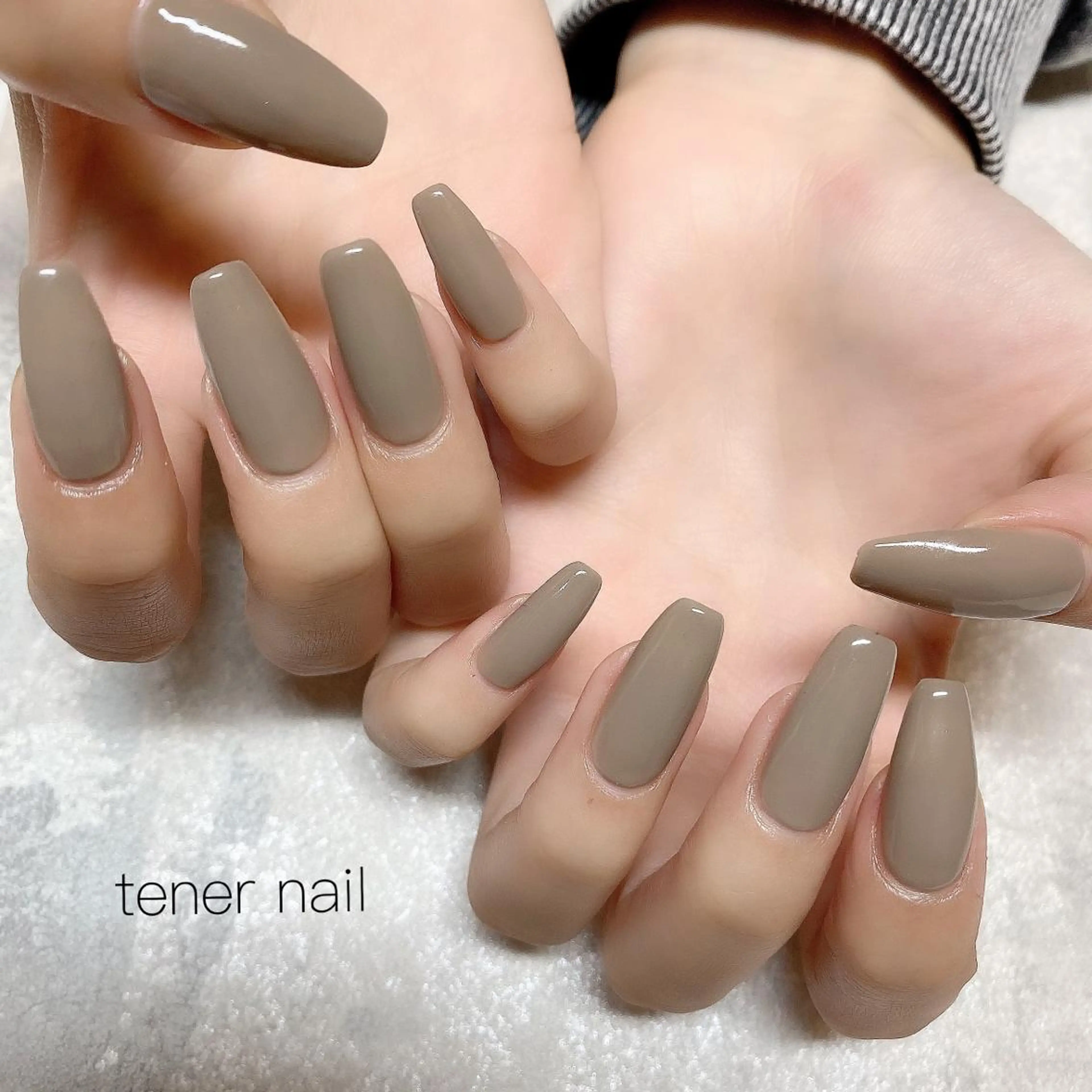 ネイル ワンカラーネイル テネルネイル tener nailのネイルデザイン