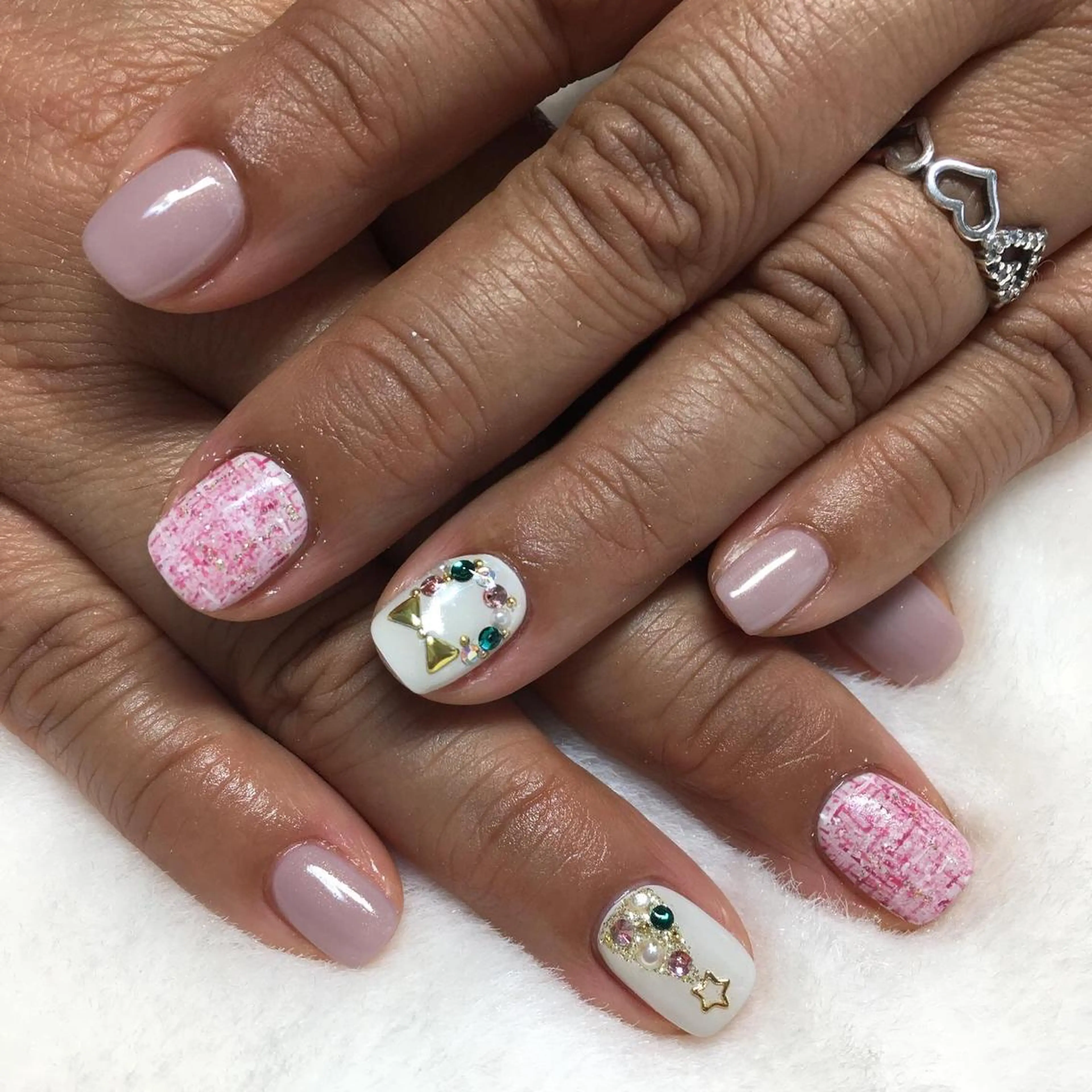 ネイル アートネイル ストーンネイル ハンドネイル kipinail 川﨑えりかのネイルデザイン