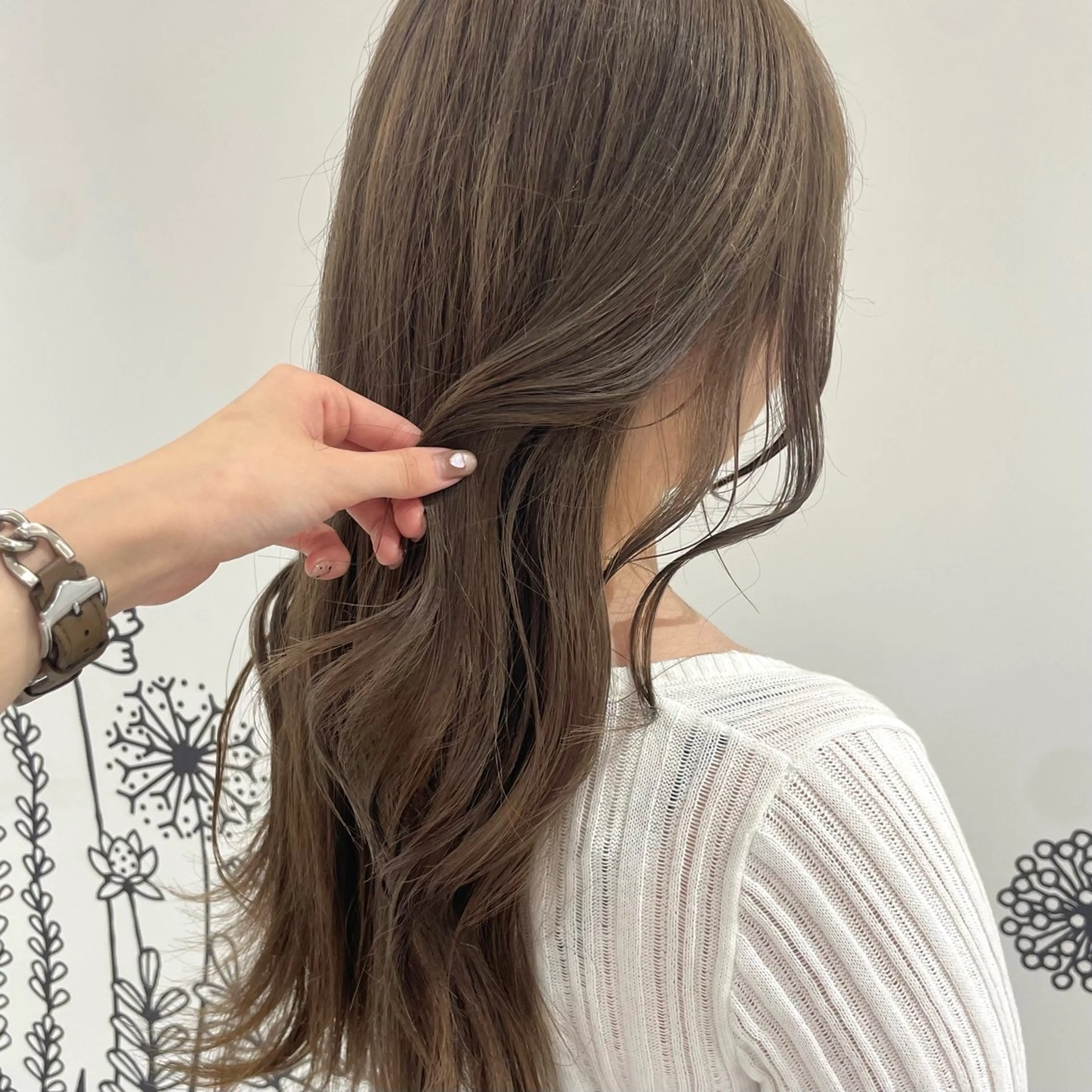 ロング ヘアカラー 🎟暖色カラー /アレンジ🎀くるみのヘアスタイル