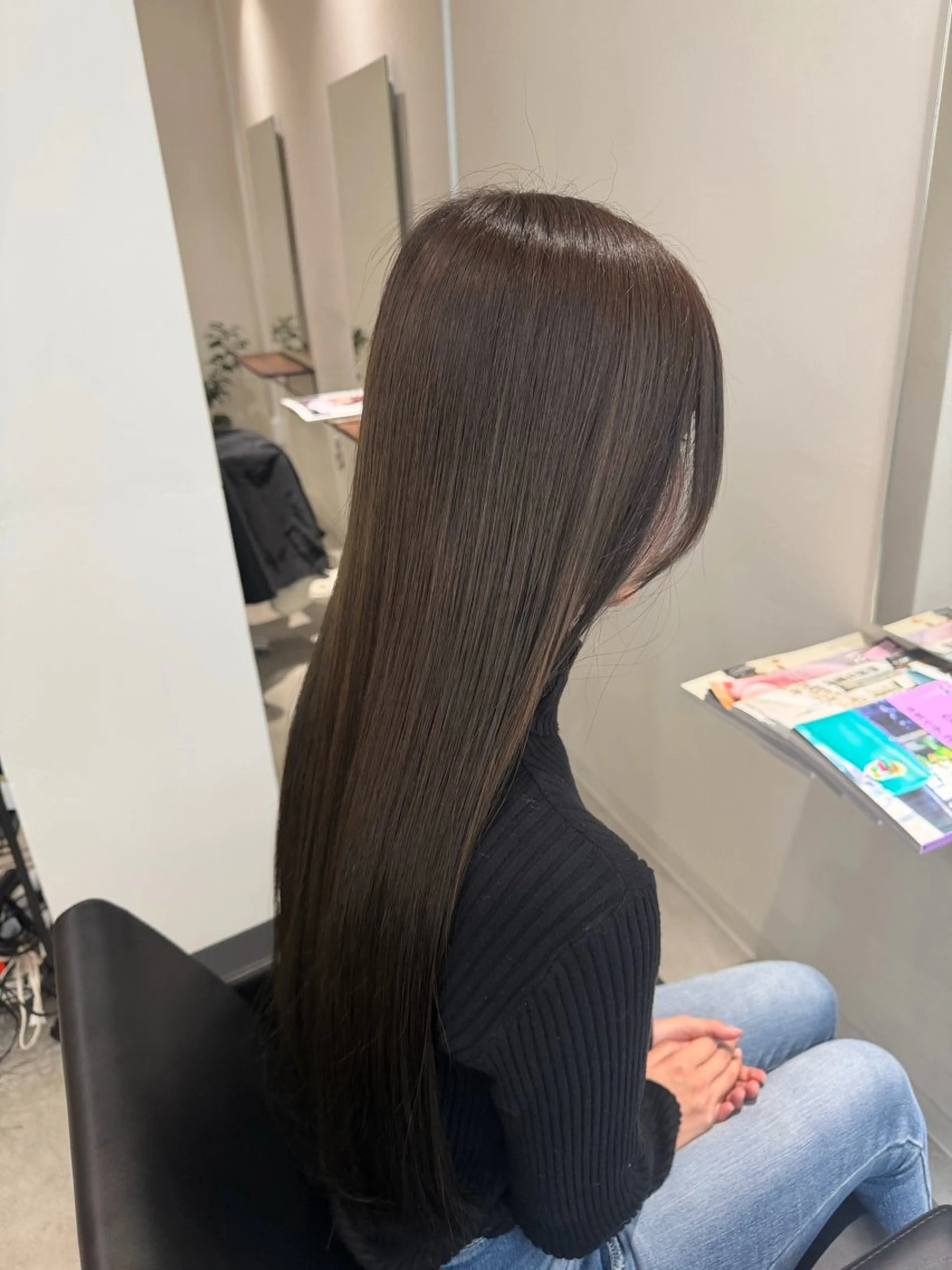 カット➕透明感カラー➕トリートメントの写真