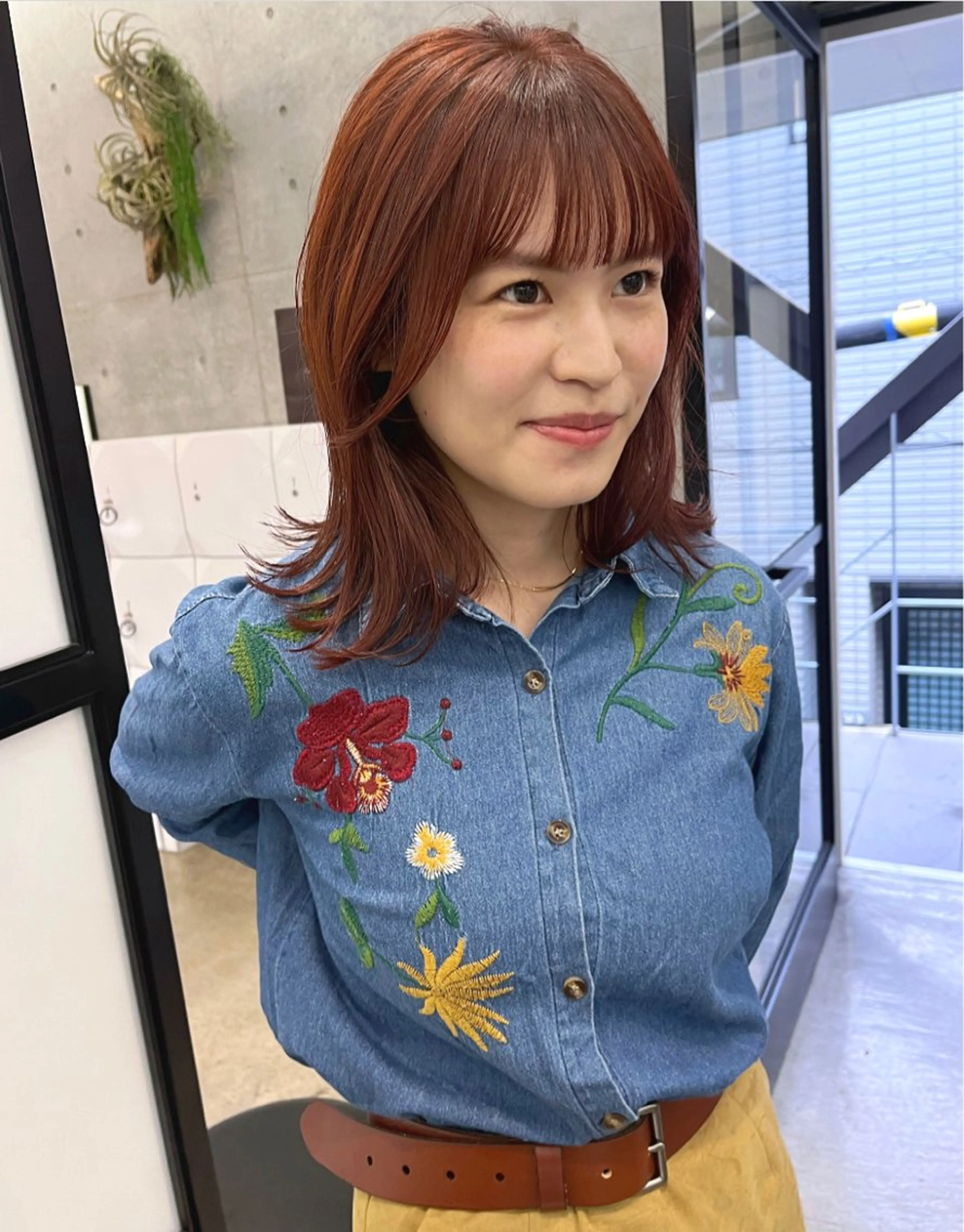 ミディアム カラー GO TODAY SHAiRE SALON表参道Polaris店所属・暖色カラー/ピンク カラー/HARUKAのヘアスタイル