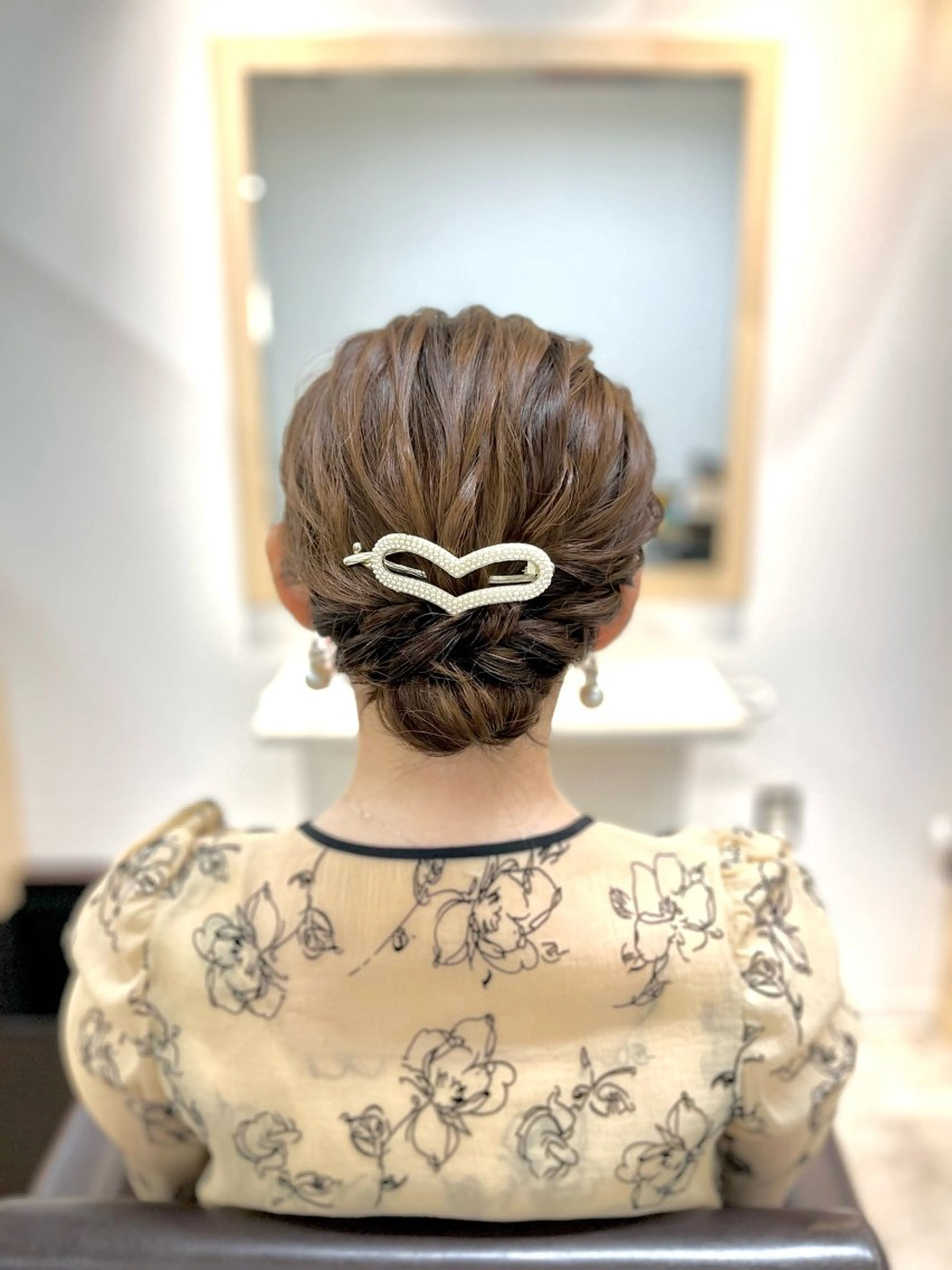 ヘアアレンジ 似合わせヘアメイク 💐オダギリチアキのヘアスタイル