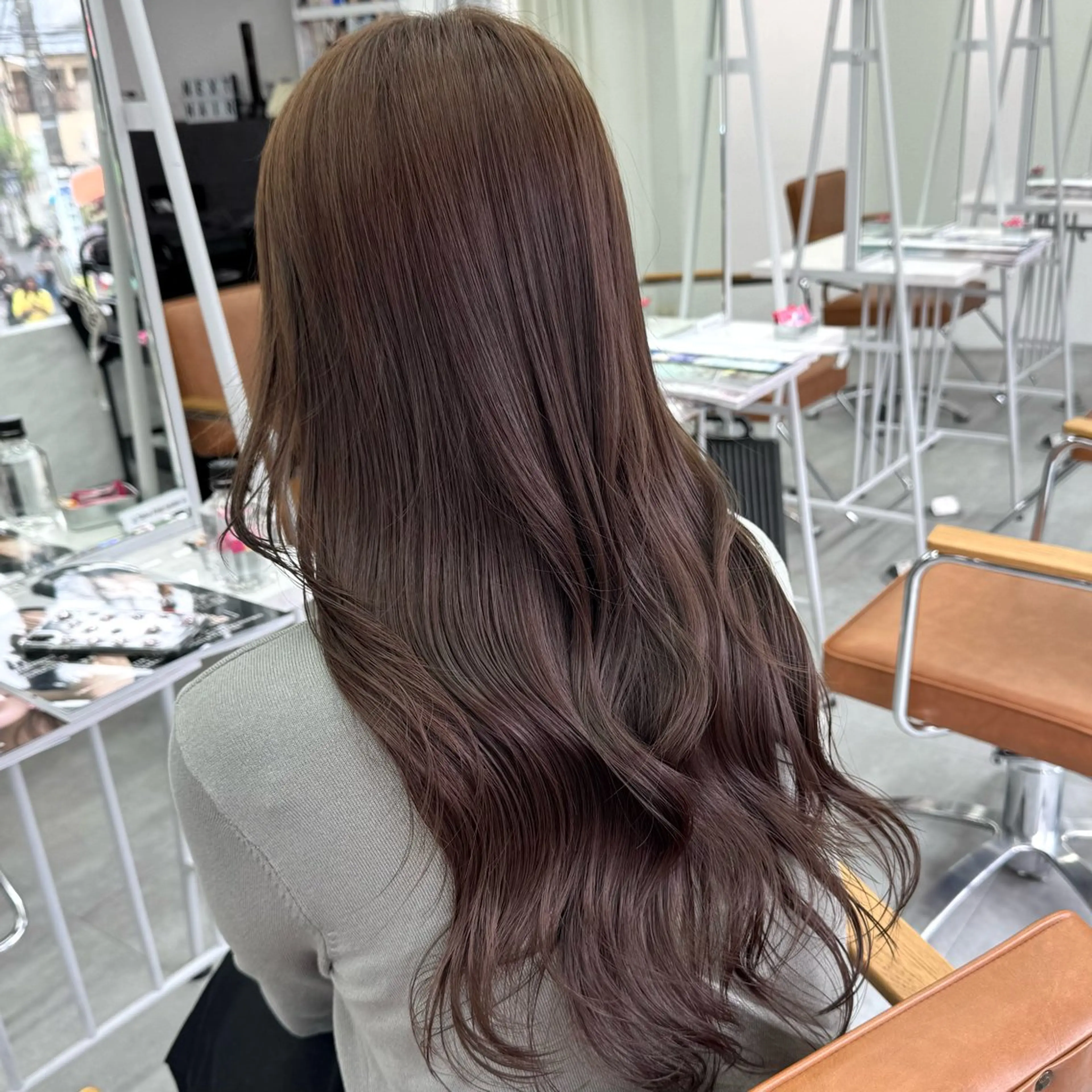 ロング カラー ヘアアレンジ ヘアカラー ブリーチなしカラー /新百合ヶ丘/安形翔のヘアスタイル