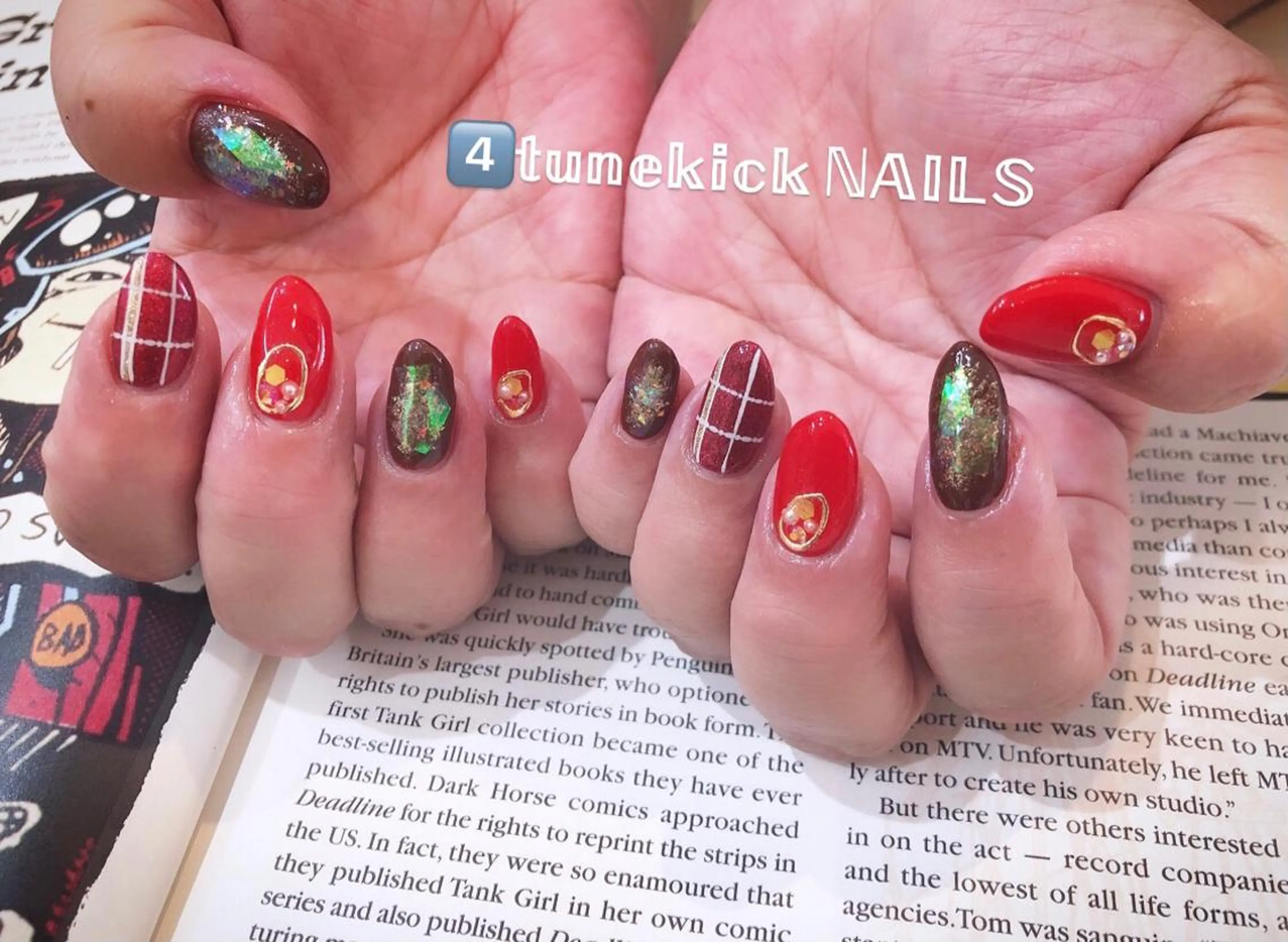 ネイル 4tunekick NAILS(フォーチュンキックネイルズ)所属・星野 淳子のネイルデザイン