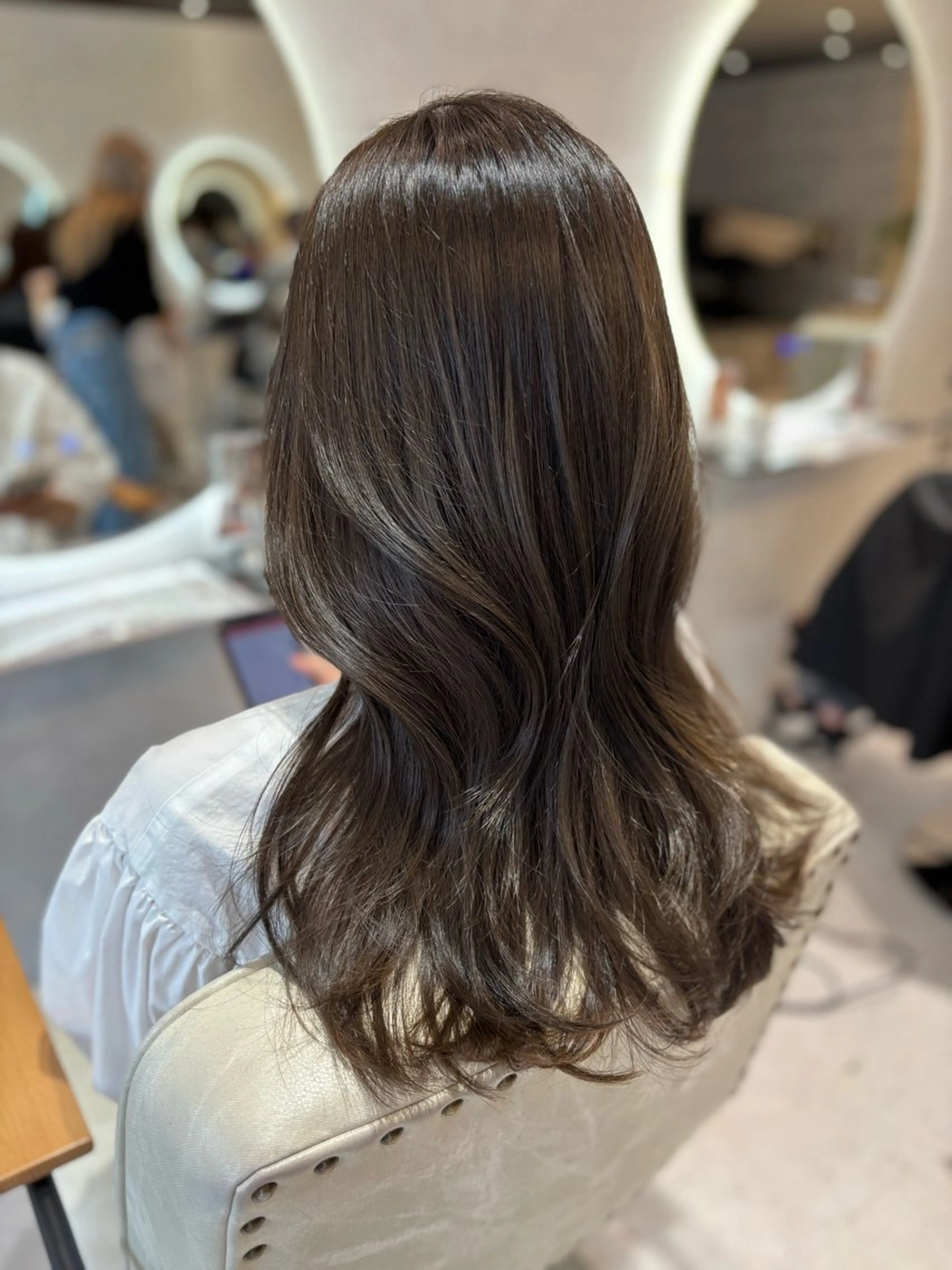 セミロング カット ヘアカラー トリートメント 髪質改善支持率 NO.1/韓国風💎のヘアスタイル