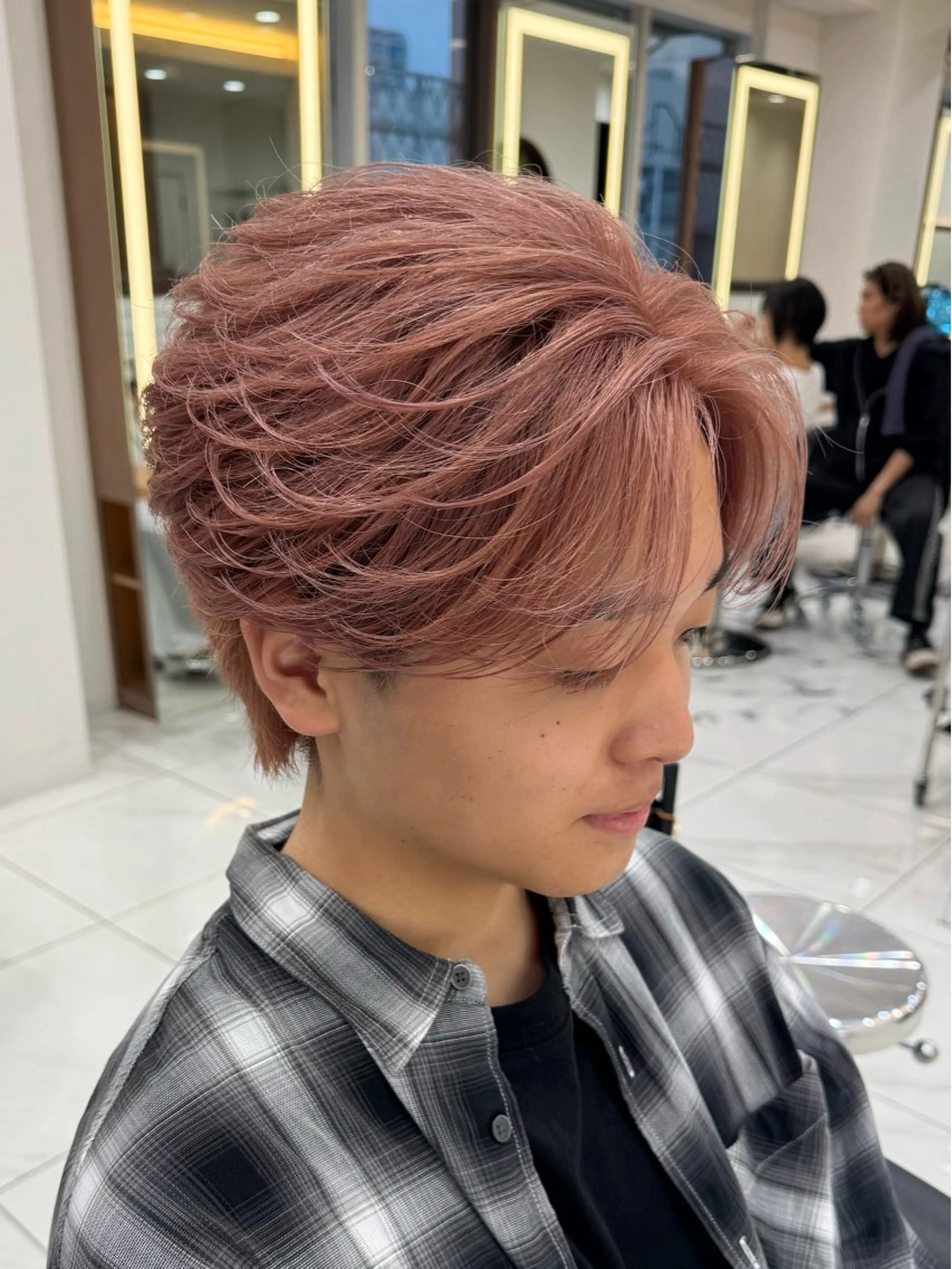 カラー メンズ 菅野 心悠/メンズヘアのヘアスタイル