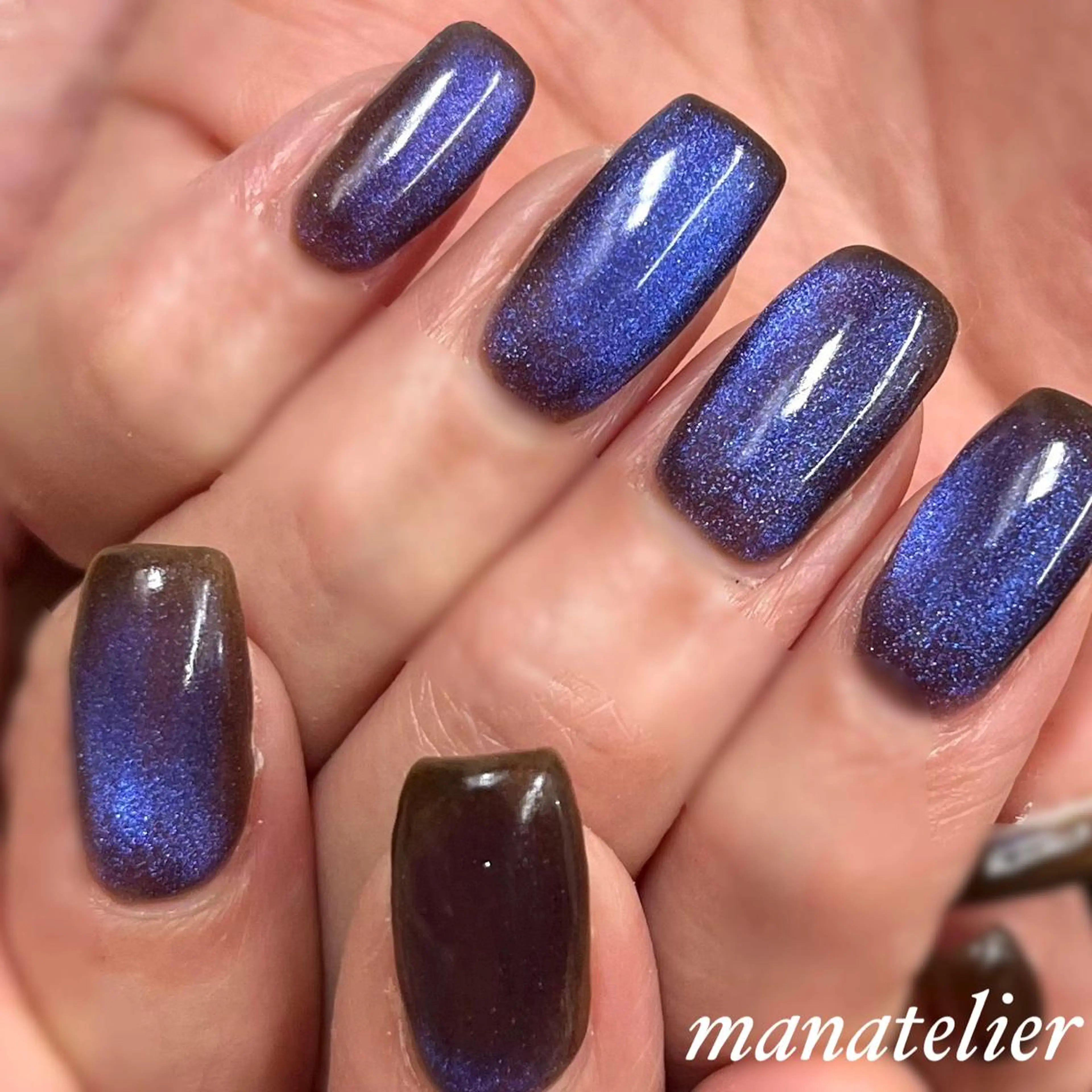 ネイル マグネットネイル ハンドネイル manatelier マナトリエのネイルデザイン