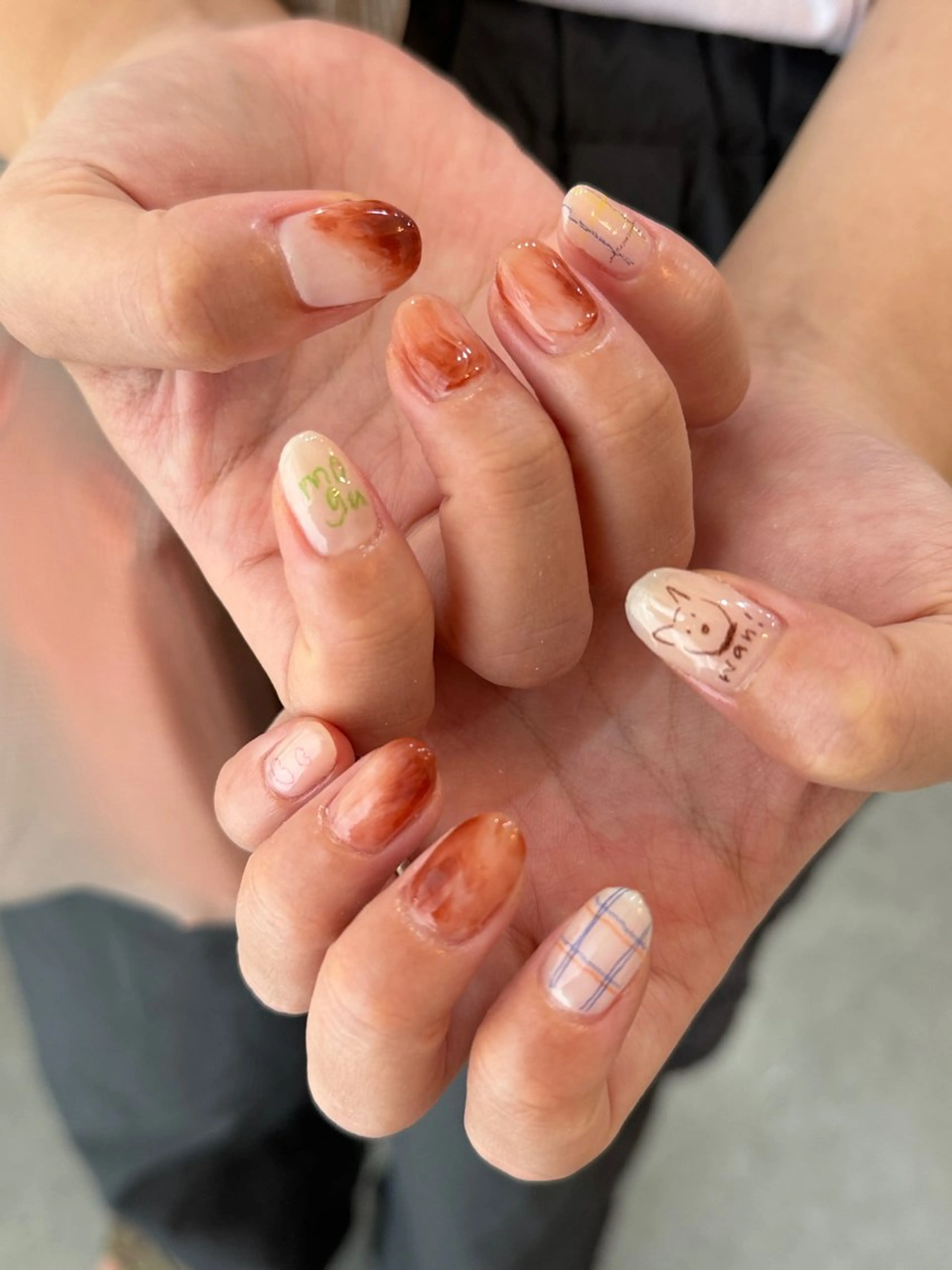 ネイル 持ち込み 【lea's】 Yumuのネイルデザイン
