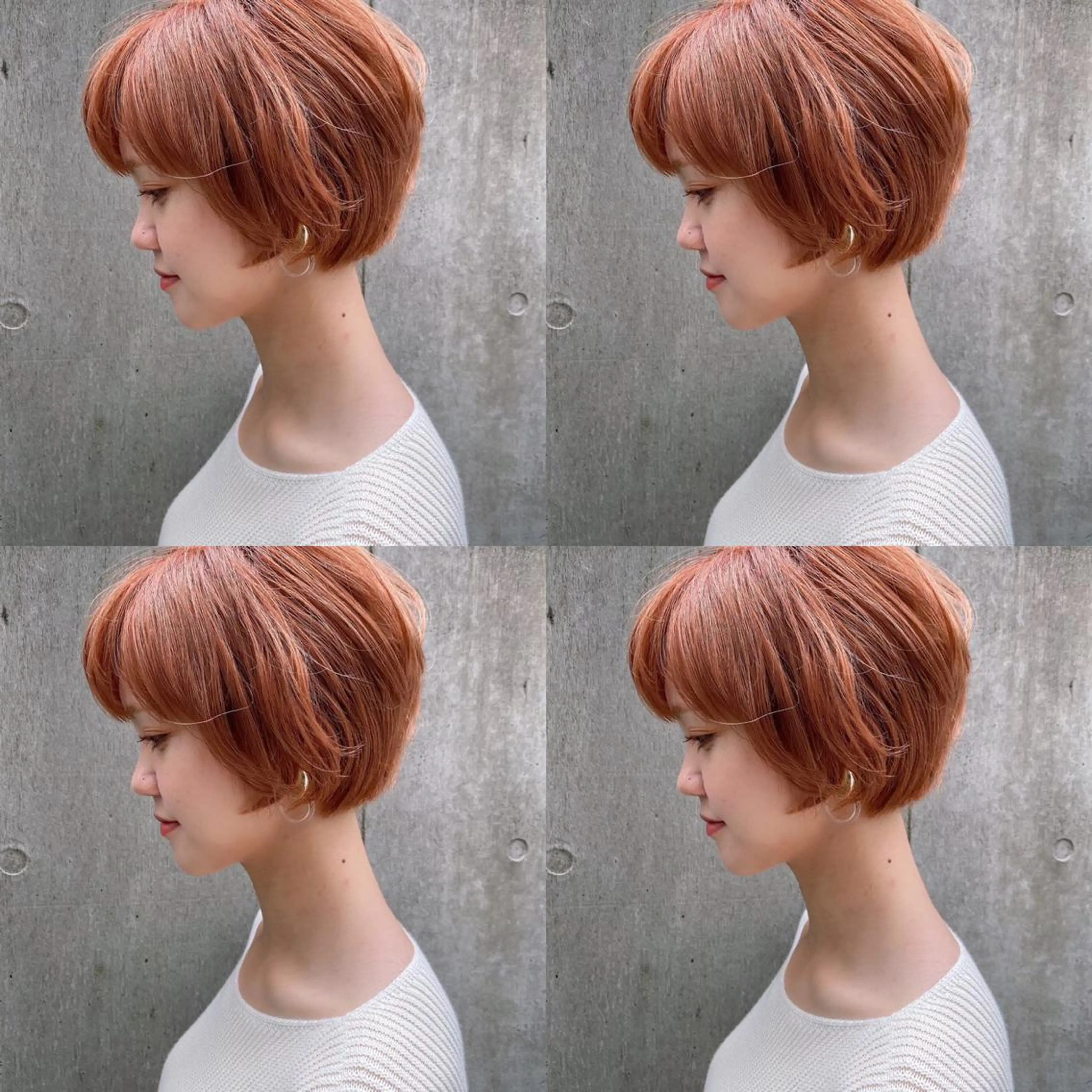 ミディアム カラー ヘアアレンジ 💎yuto💎 ハイトーン/韓国ヘアのヘアスタイル