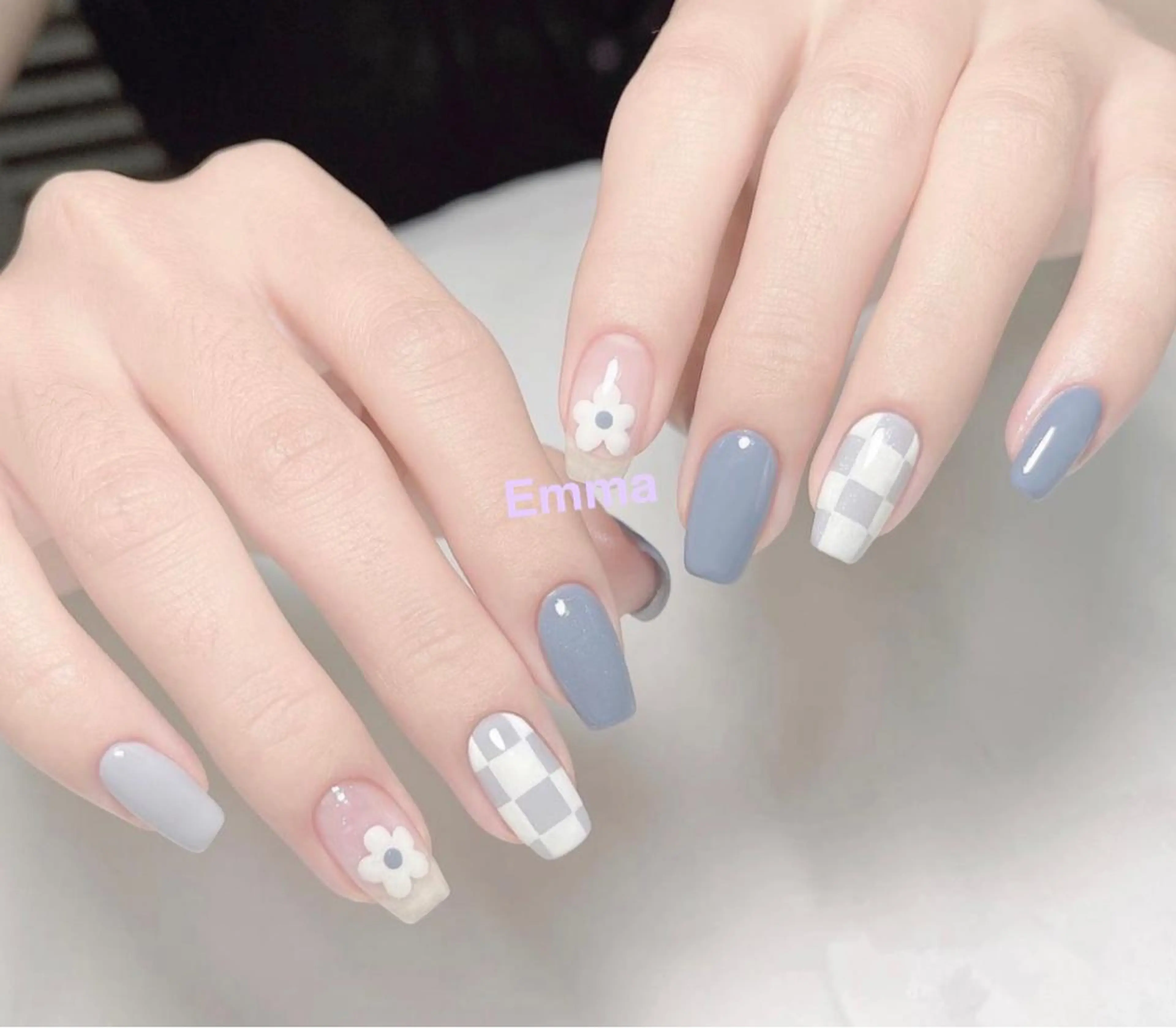 ネイル 長さ出し フットネイル シンプルネイル 夏ネイル ネイルチップ She   Nail所属・ISA_ BELLAのネイルデザイン