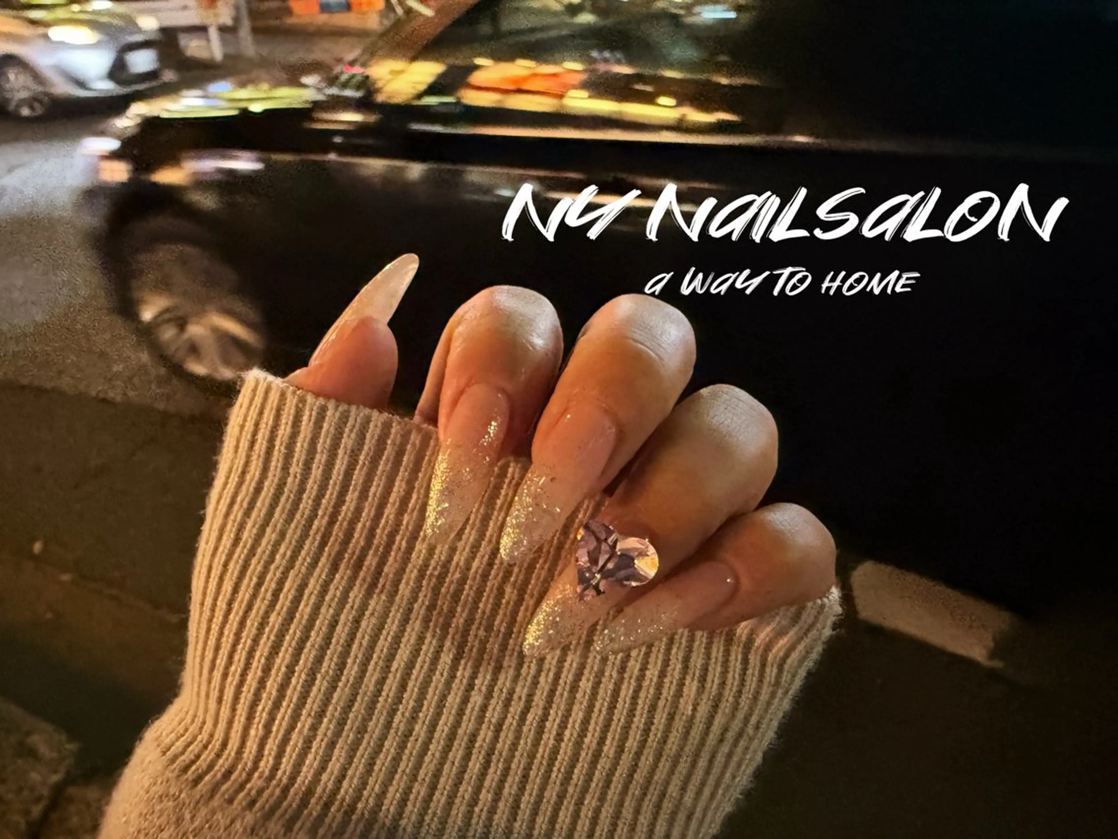 ネイル 長さ出し フットネイル フレンチネイル ジェルネイル ガーリー ハンドネイル NYネイルサロン 千葉中央店のネイルデザイン