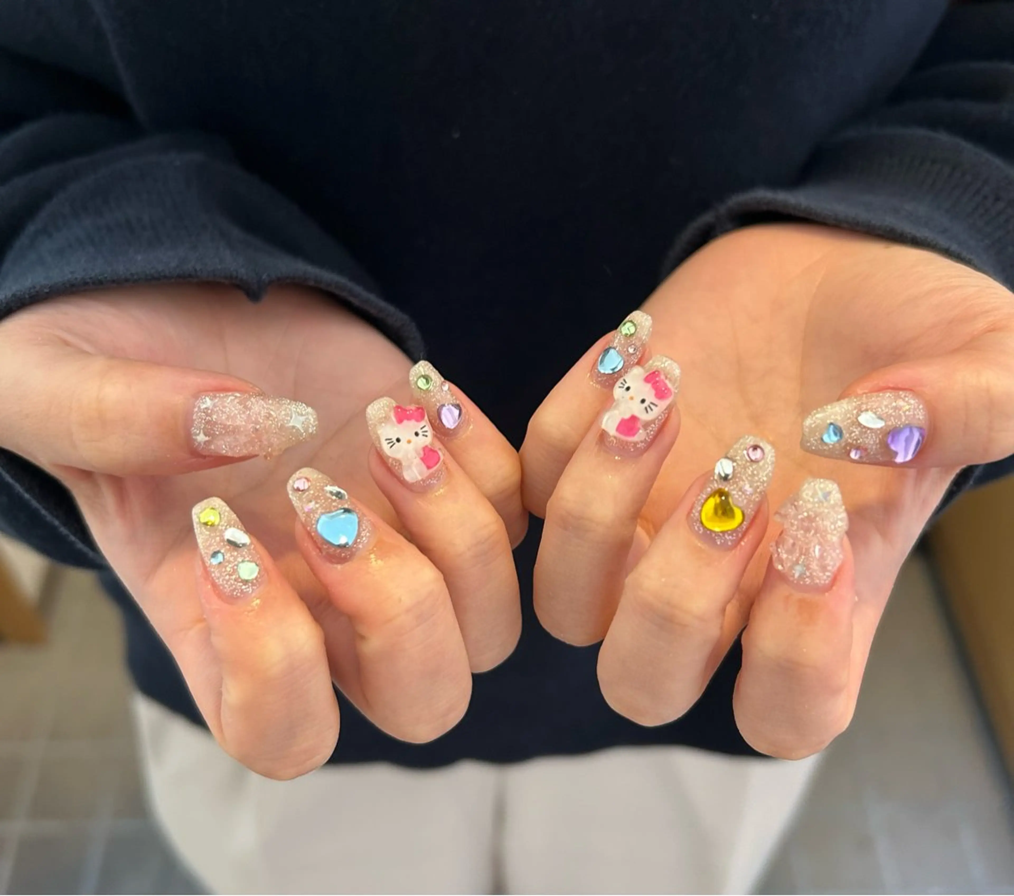 ネイル 持ち込み ハンドネイル Aimer Ciel エメシエル大宮ネイルのネイルデザイン