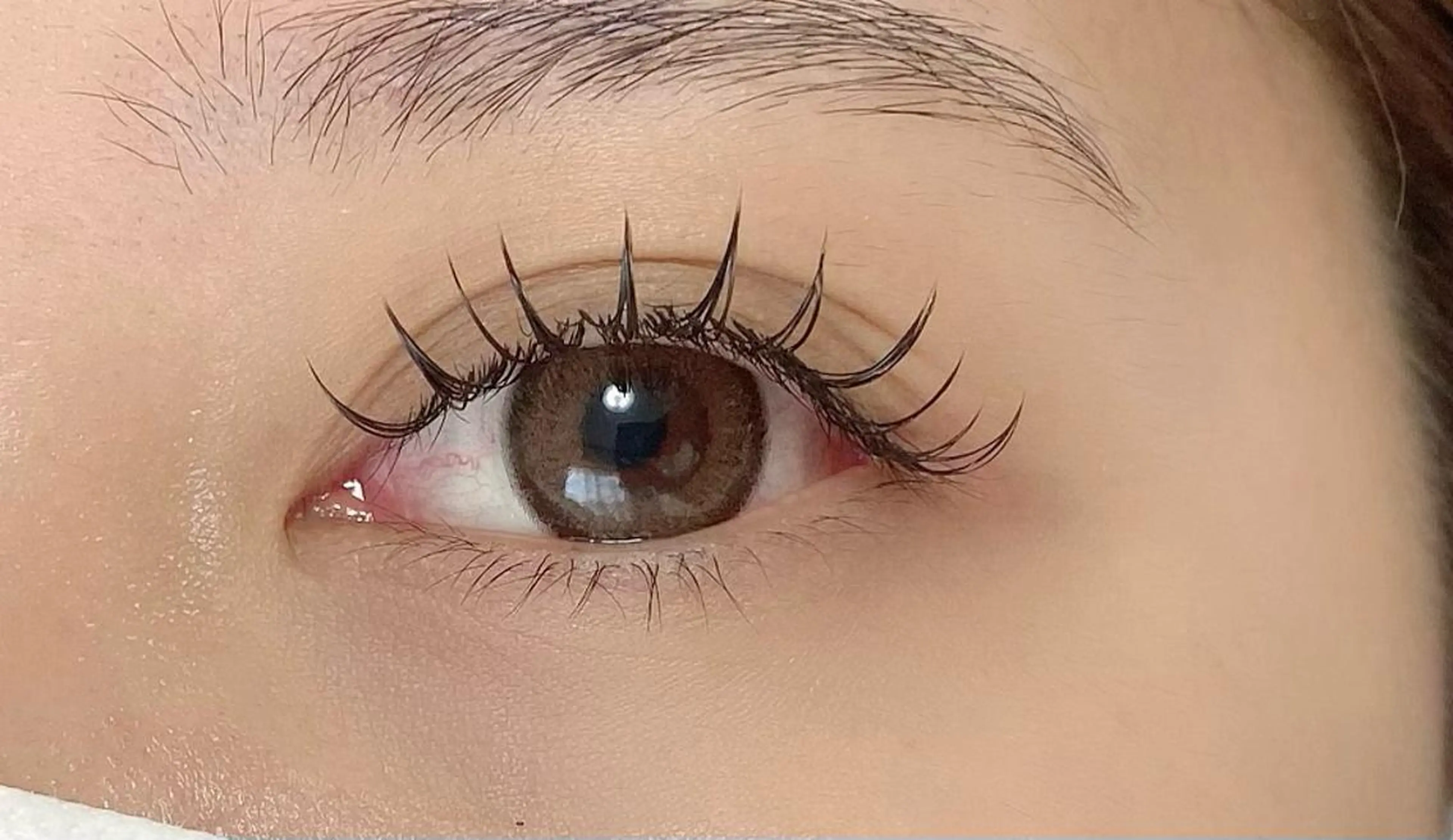 マツエク・マツパ マツエク 【那覇/束感まつ毛 /LED】ｷｬﾒﾙのマツエク・マツパデザイン