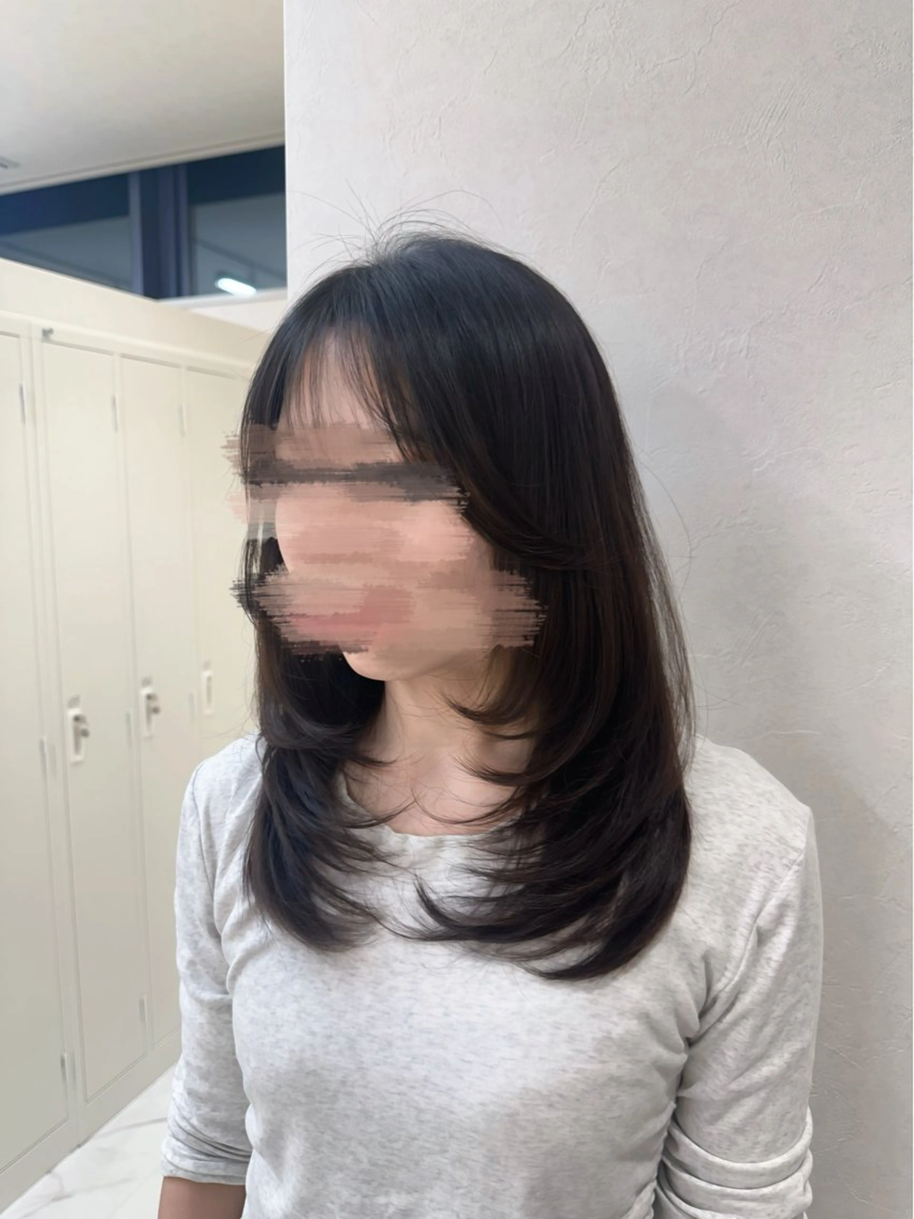 セミロング レイヤーカット カット トリートメント レイヤー透明感カラー / MAIKA🤎のヘアスタイル