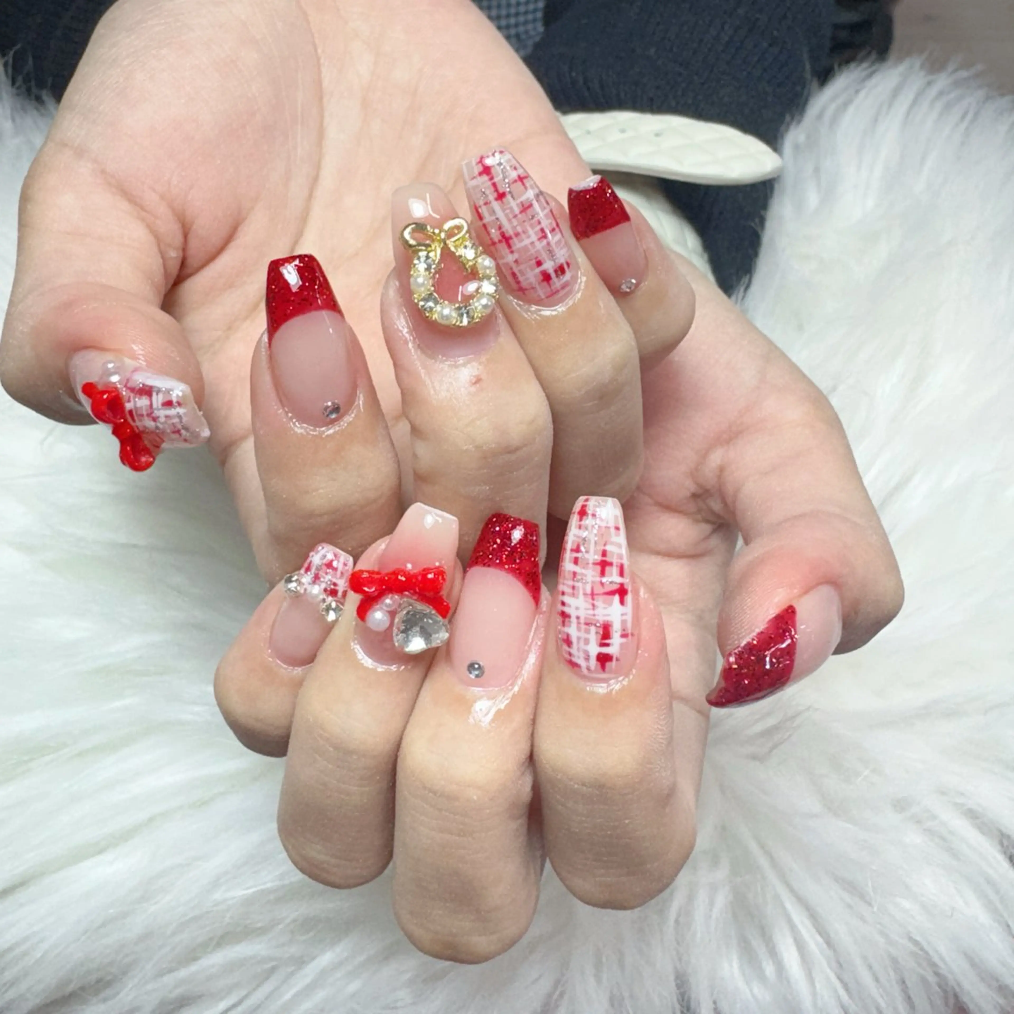 ネイル ハンドネイル 🎀nana🫧 ワンホンネイル🎀のネイルデザイン