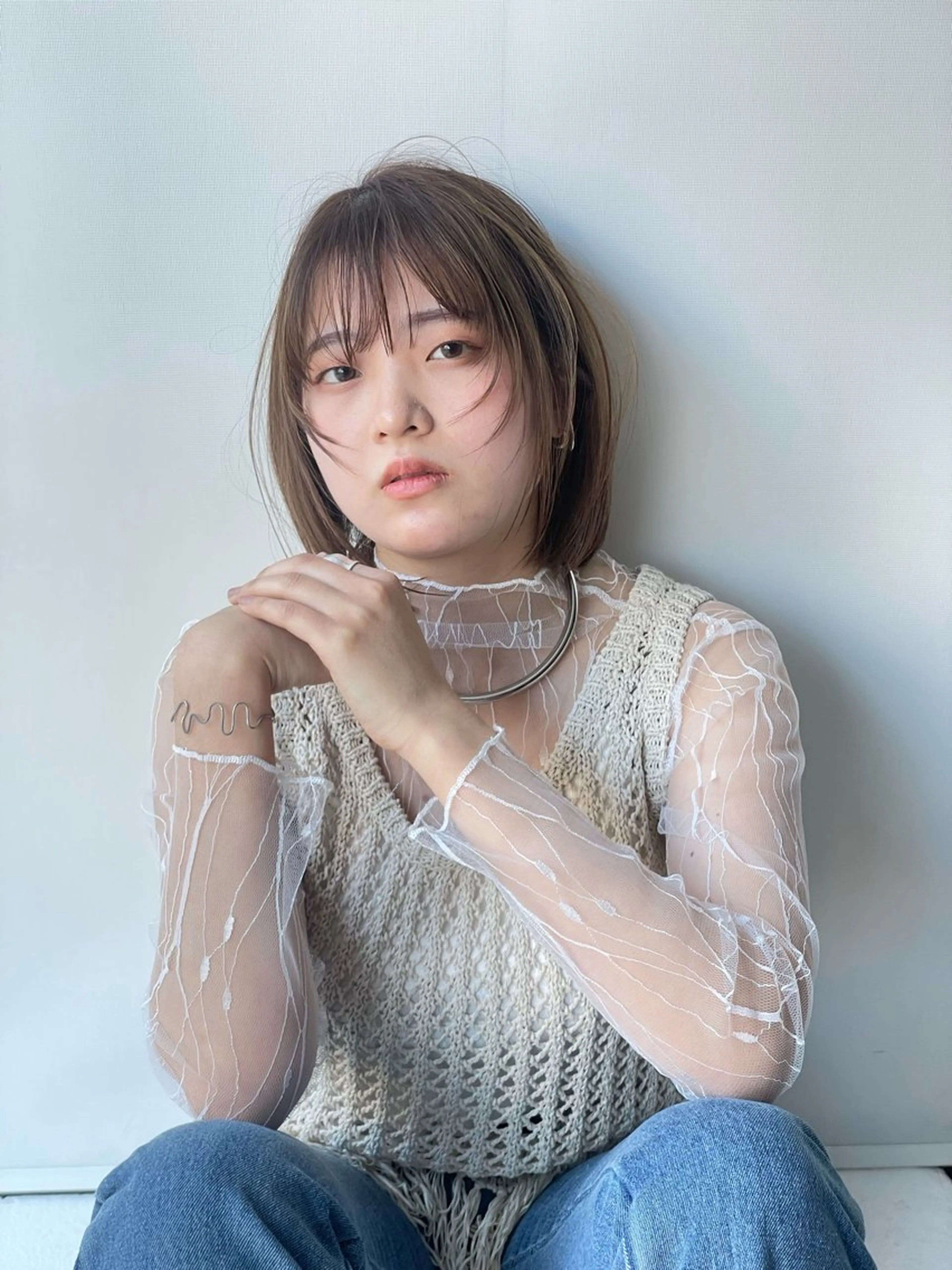 ショート カラー 透明感カラー/ 髪質改善/サクラ🌸のヘアスタイル