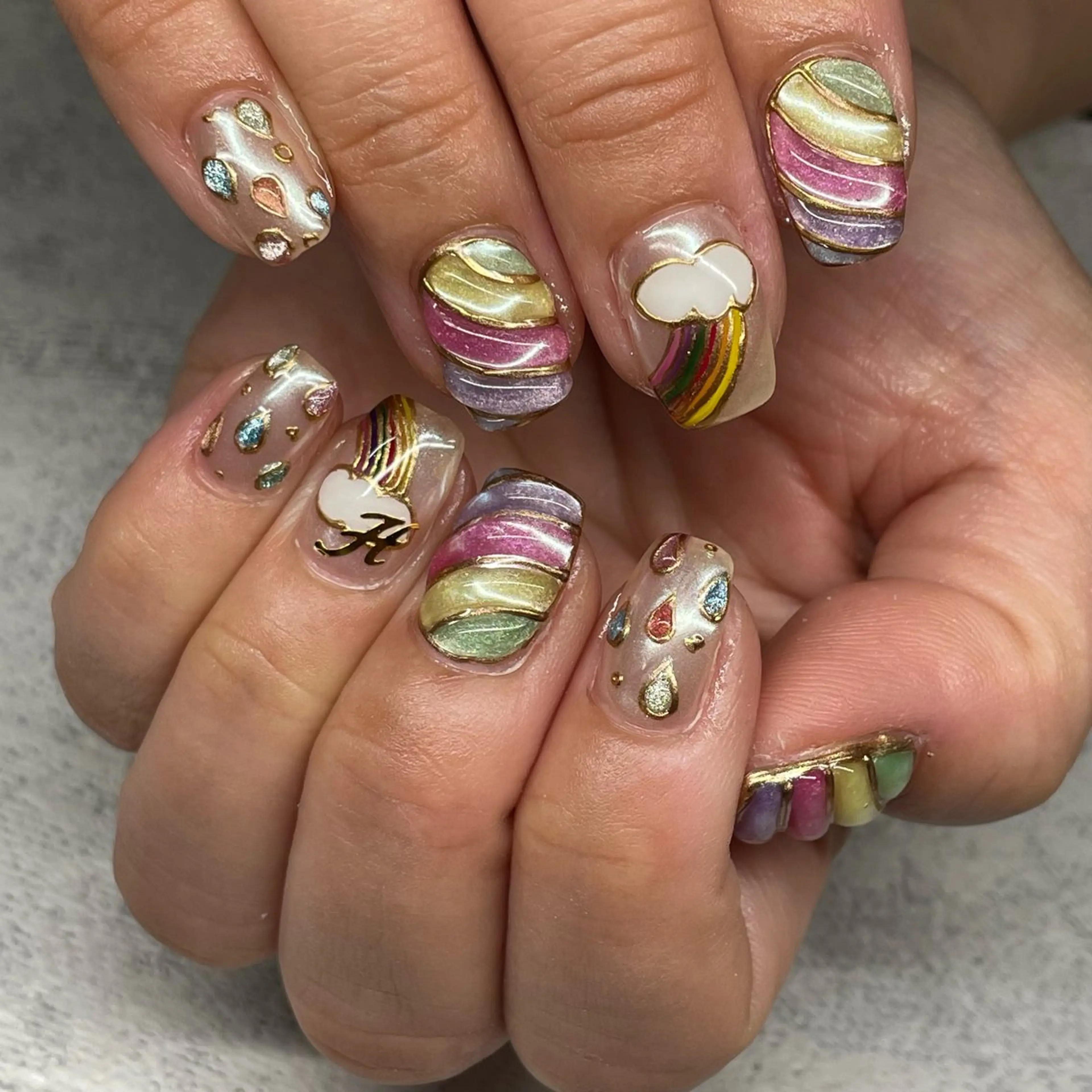 ネイル ロングネイル ショートネイル ハンドネイル ハンドケア nailsalon SuMILEのネイルデザイン