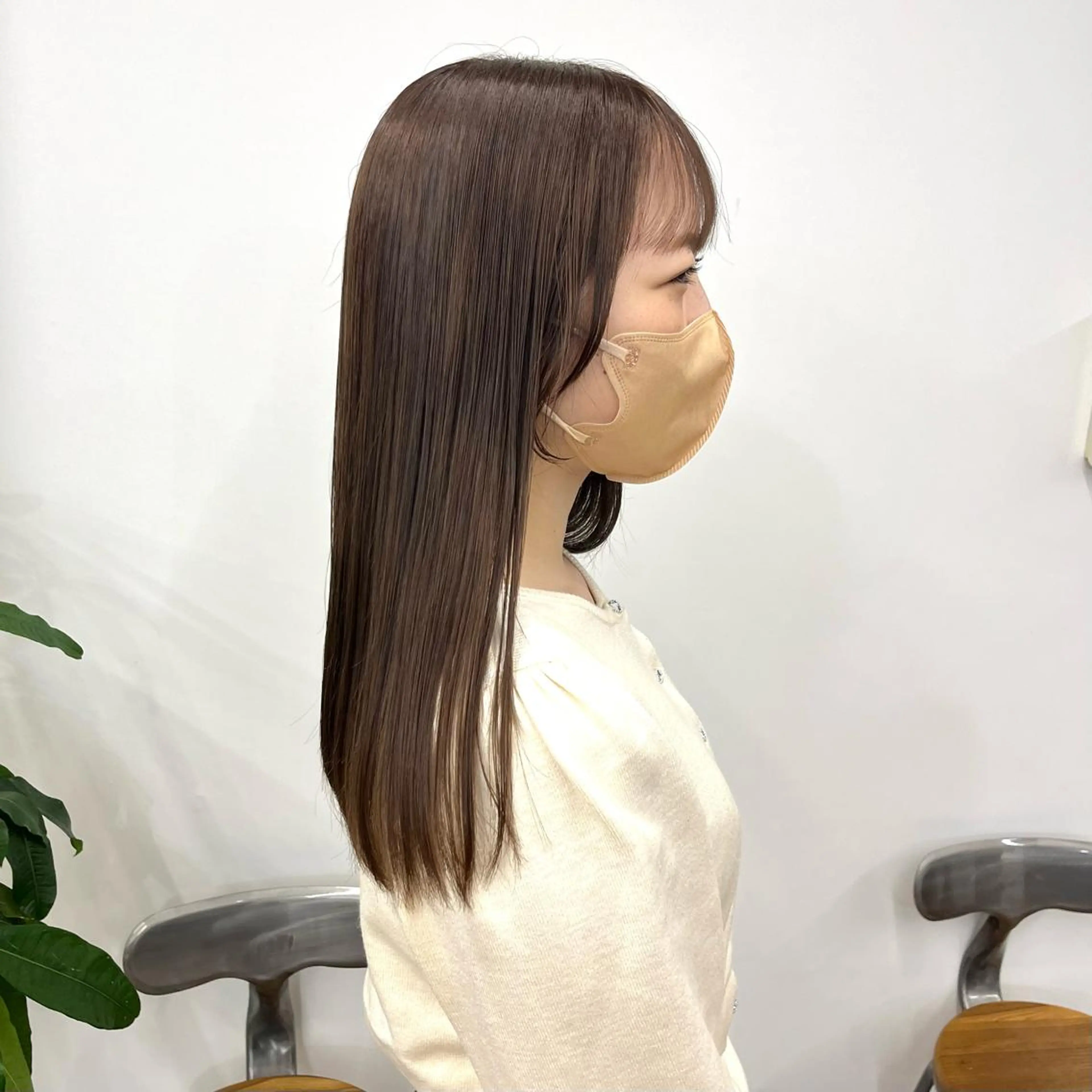 セミロング カラー 入学式 卒業式のヘアスタイル 似合わせカット 小顔カット HIROKO / 透明感暖色カラー🎀のヘアスタイル