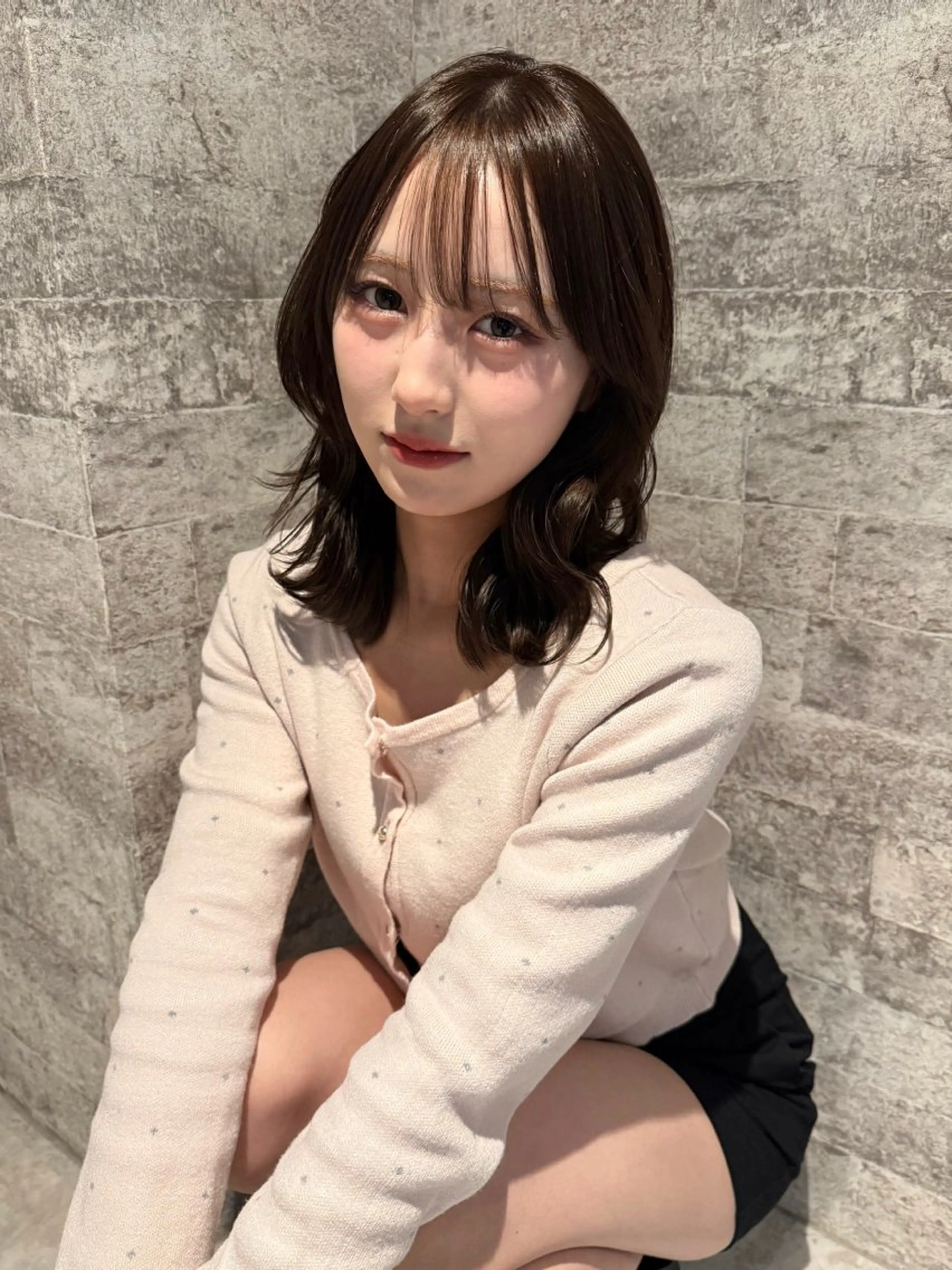 ミディアム カラー カット ヘアカラー トリートメント mai / linoah˚✧のヘアスタイル