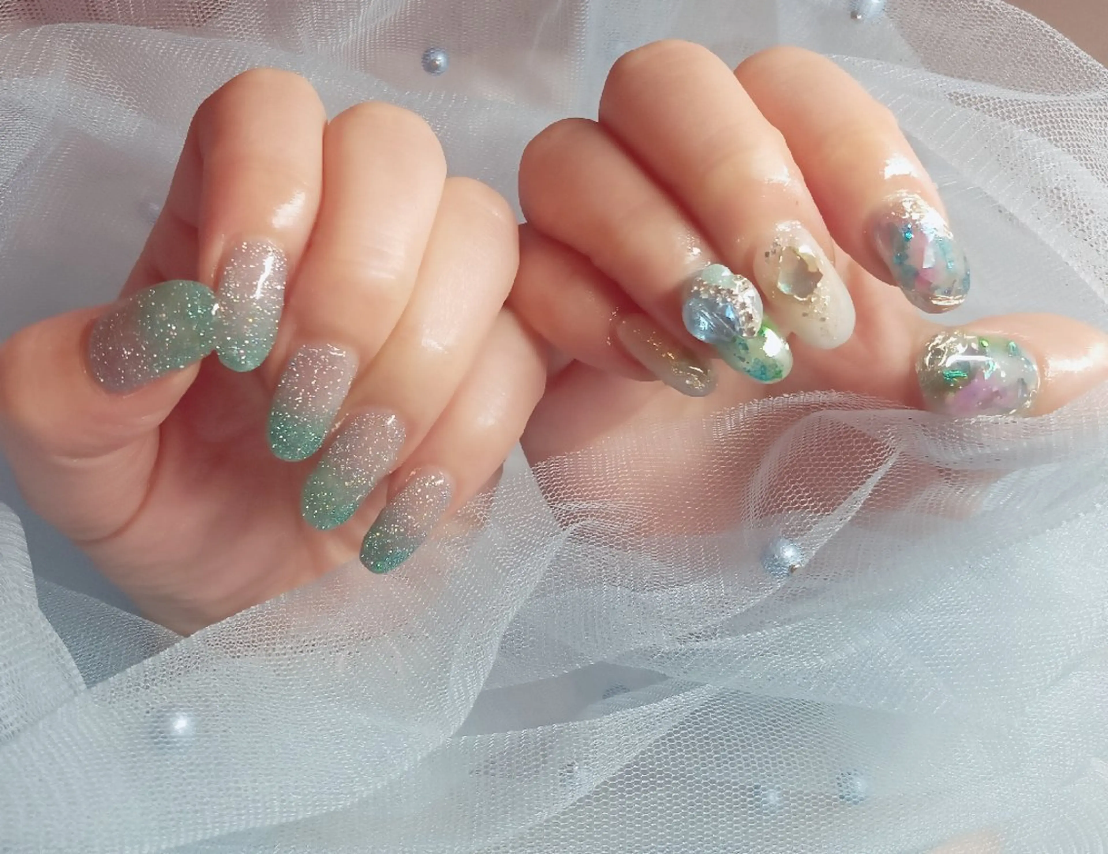 ネイル 夏ネイル ハンドネイル Nail Salon macherieのネイルデザイン