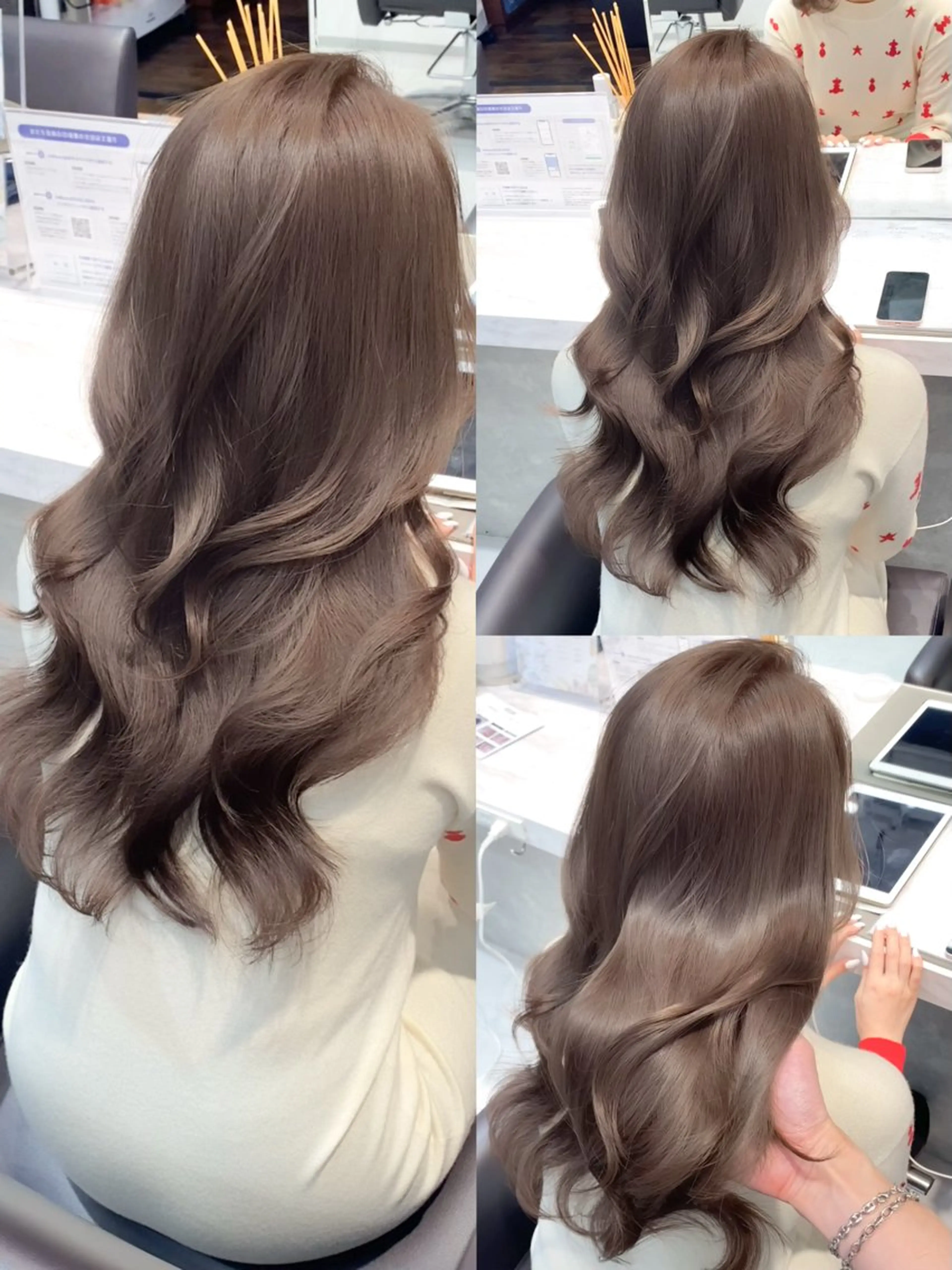 ロング レイヤーカット 小顔カット カット ヘアカラー 🌙レイヤー/透明感 髪質改善/宮田💫のヘアスタイル