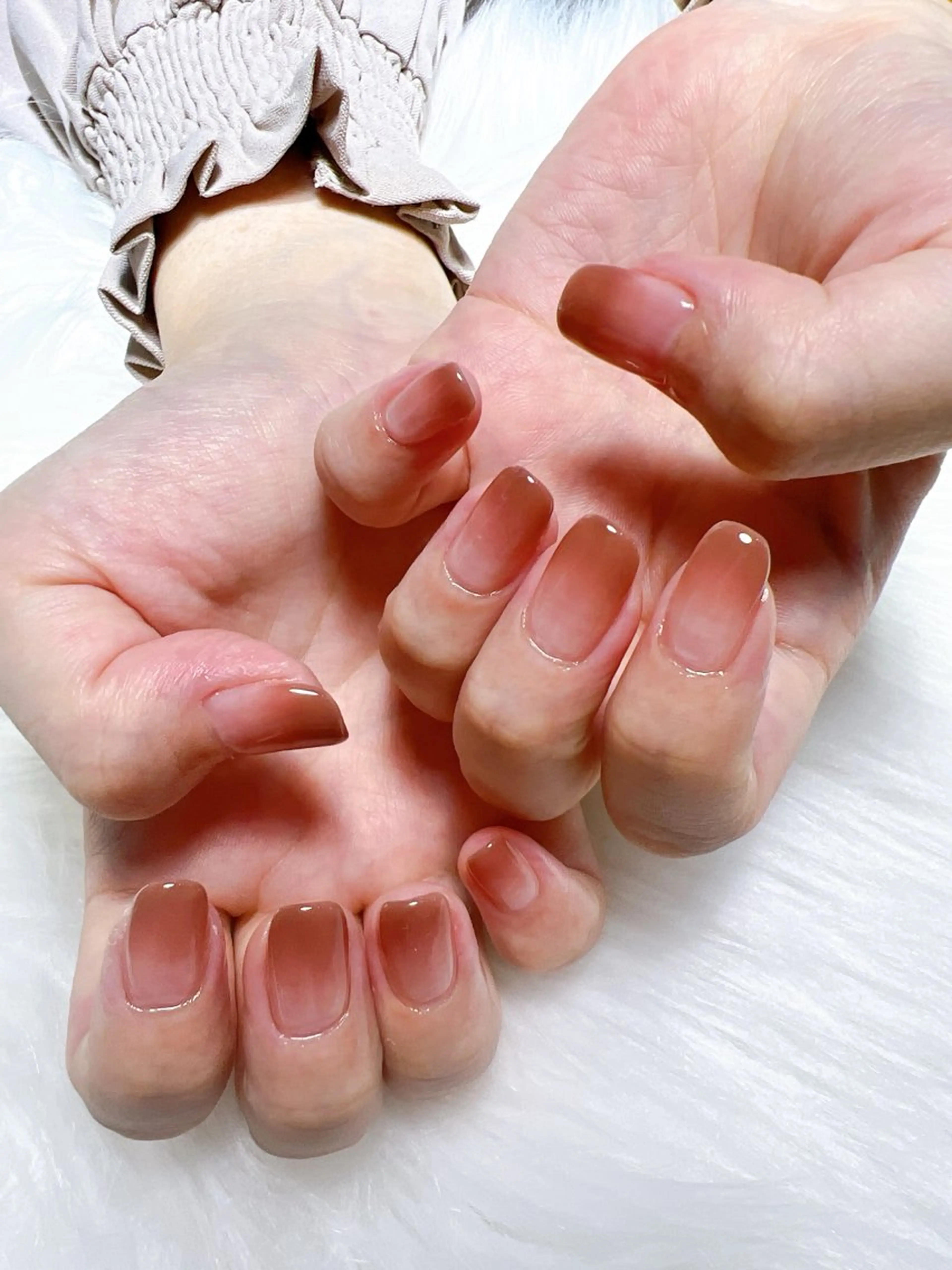 ネイル グラデーション ハンドネイル Tumake🩶 Natsumi𖤐⡱のネイルデザイン