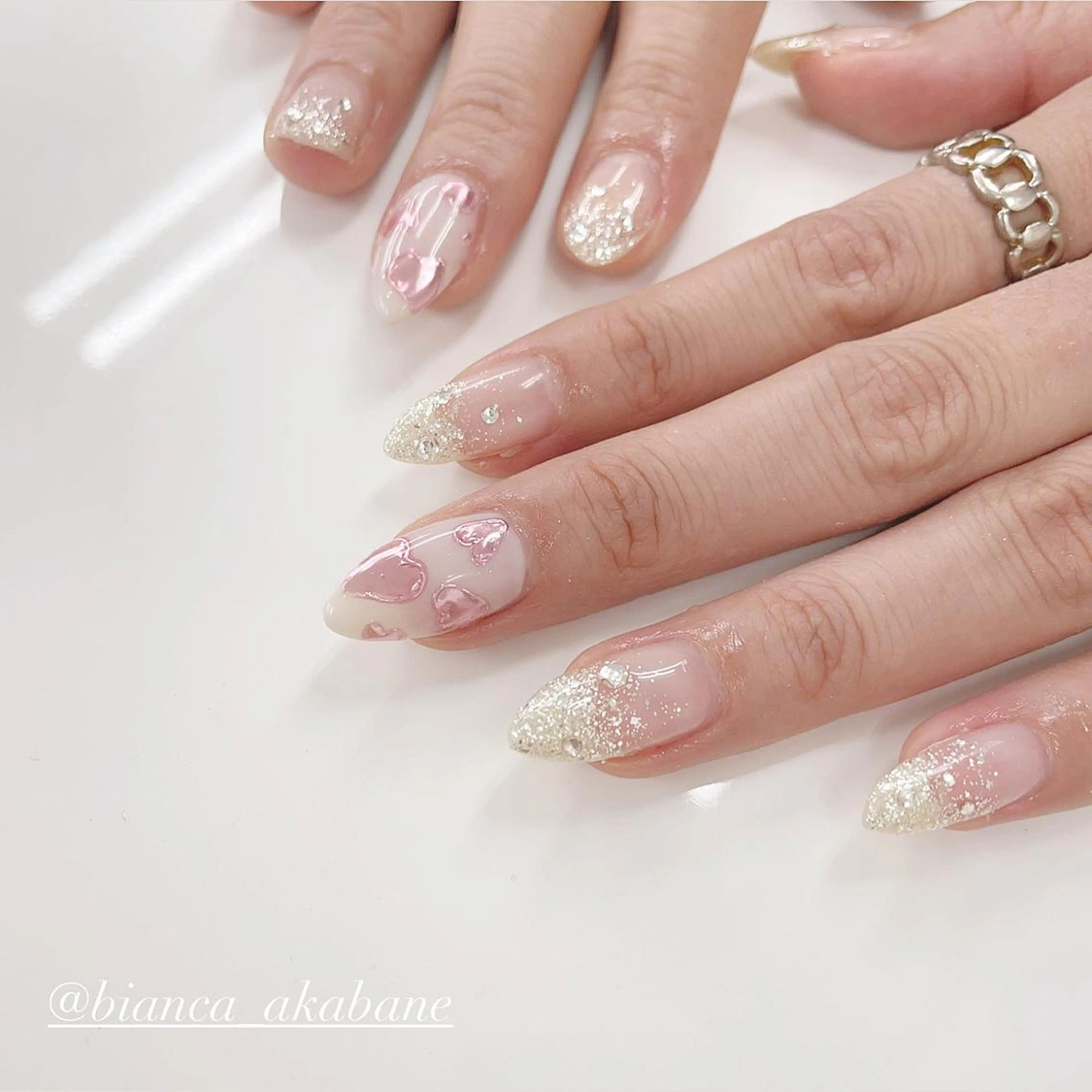 ネイル ハンドネイル Bianca赤羽 松元🥣🫧のネイルデザイン