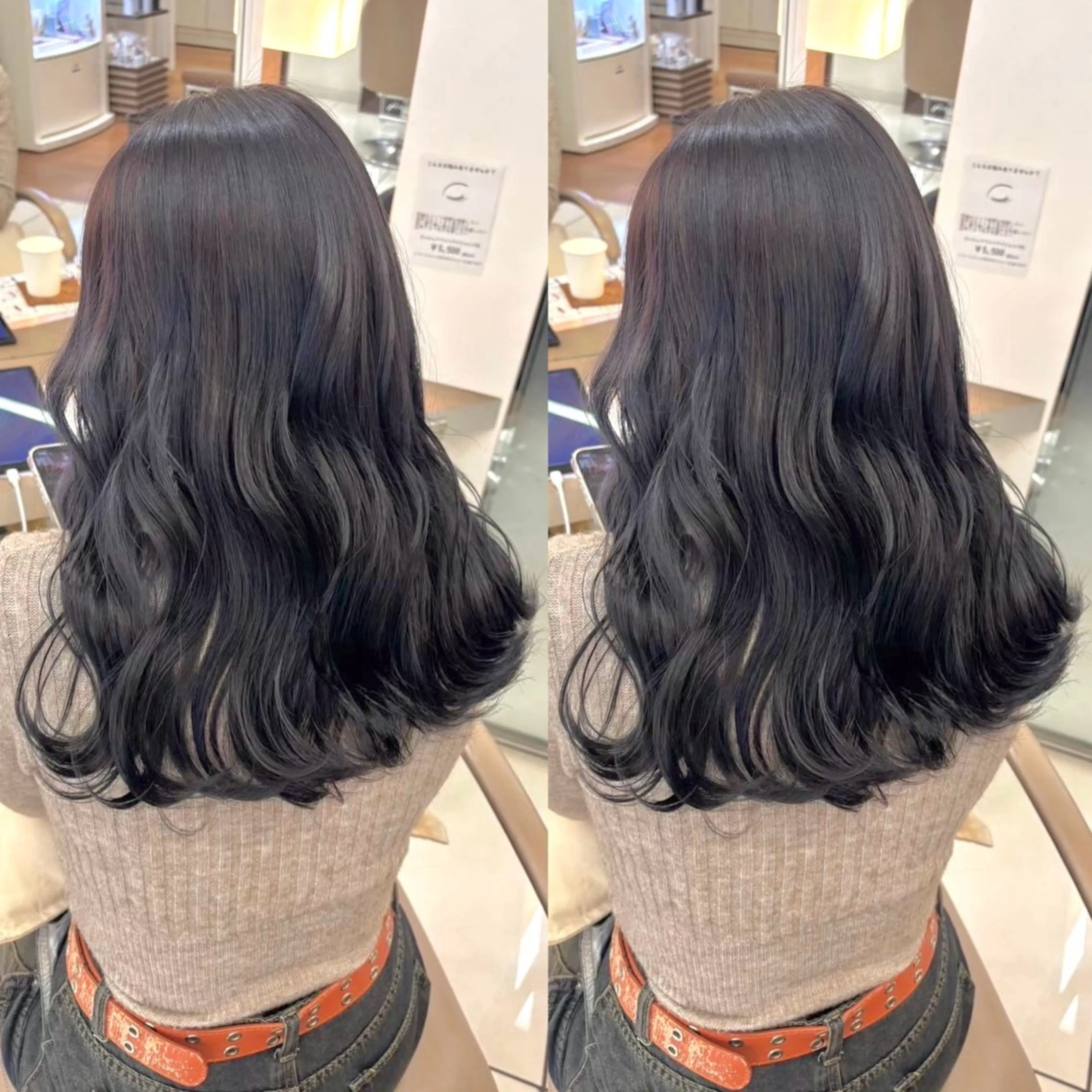 カラー ヘアカラー ヘアメ🎀推しカラー 🥣横浜/しほ🧸のヘアスタイル