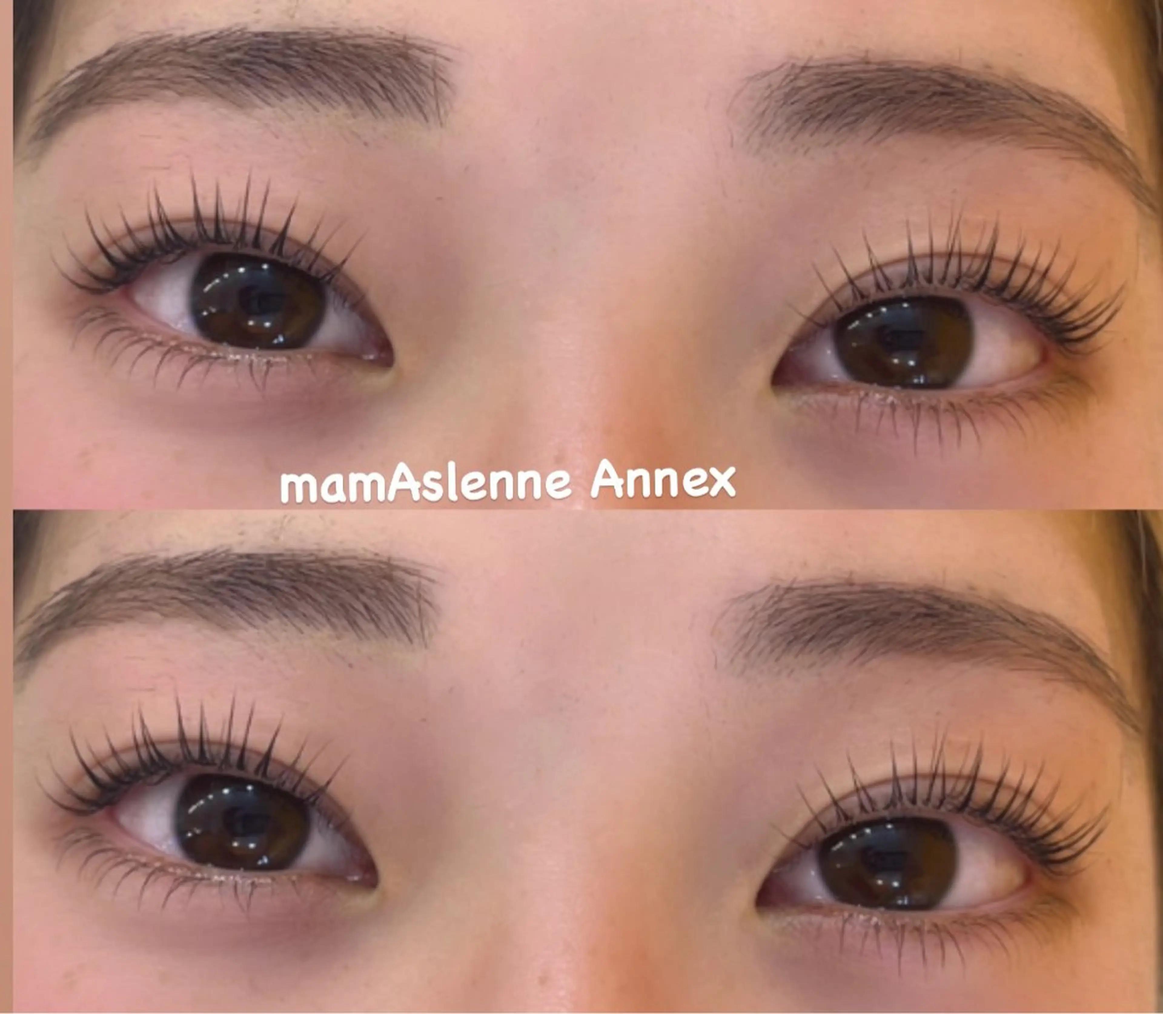 マツエク・マツパ mamAslenne Annexのマツエク・マツパデザイン